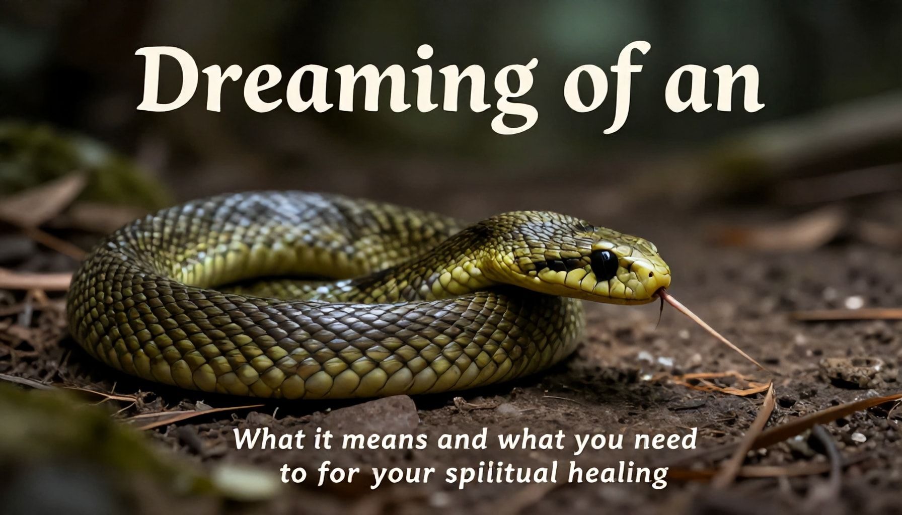 Rüyada yılan görmek: Gerçek anlamı ve ruhsal iyileşmeniz için ne yapmanız gerekiyor?*