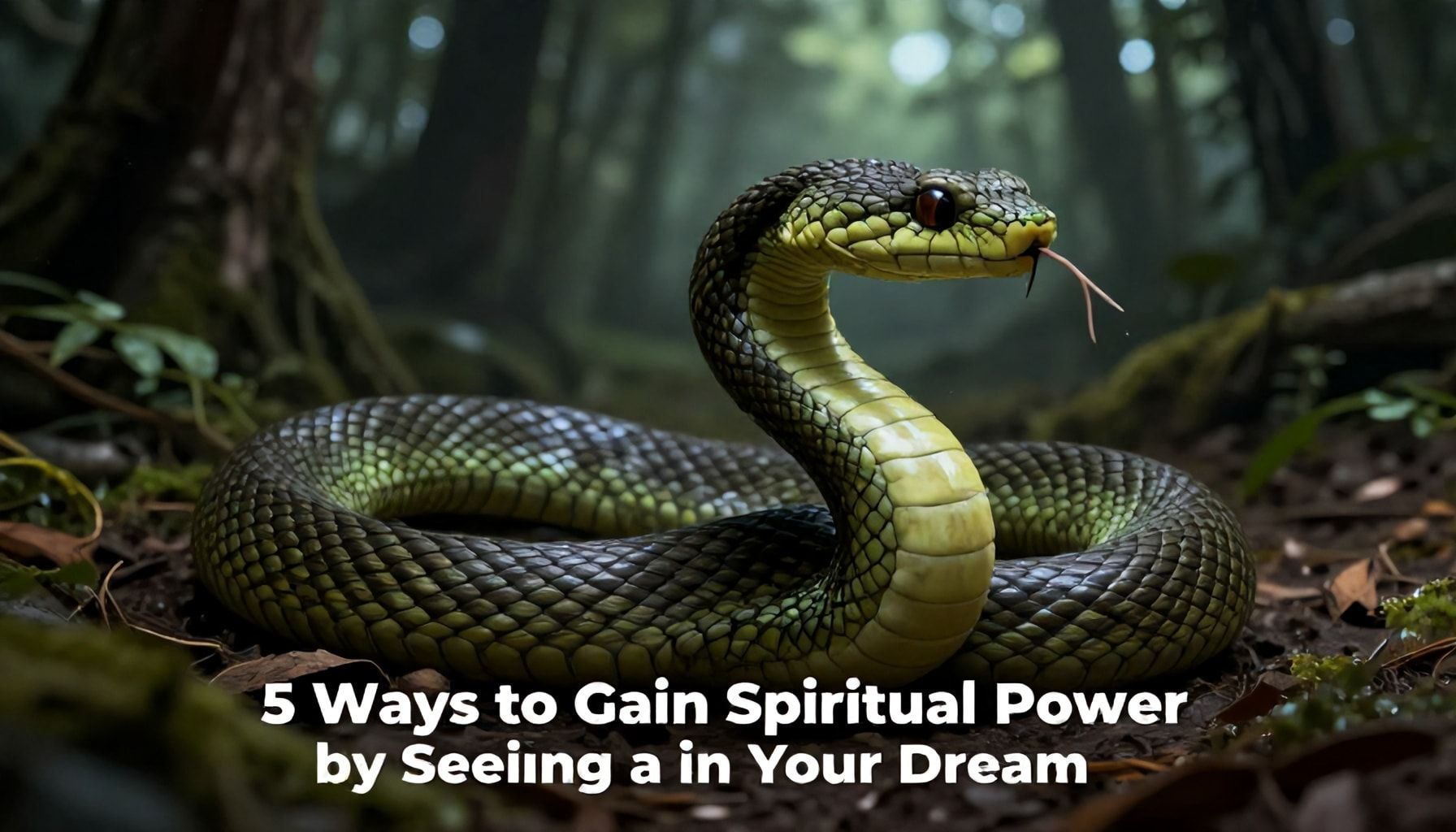 5 Yöntemle Rüyada Yılan Görmekten Ruhsal Güç Kazanın*