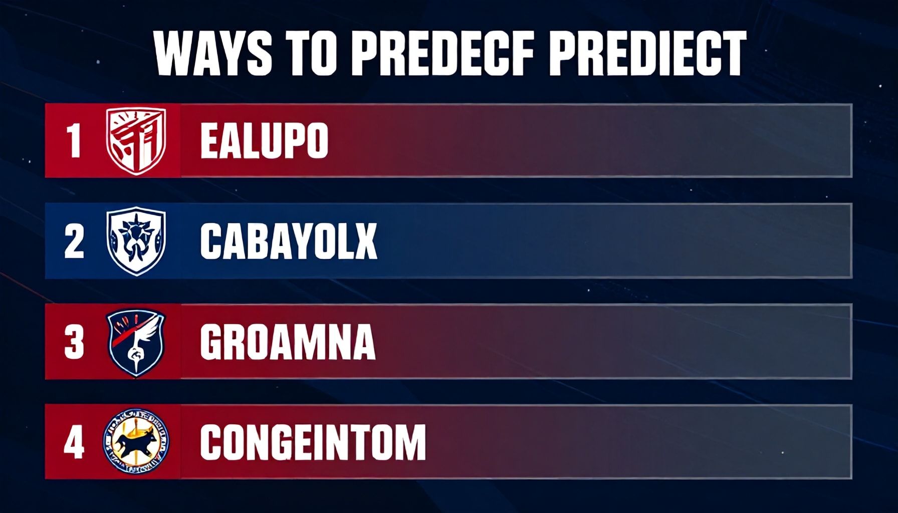 5 Ways to Predict Which Teams Will Advance in the Group Stage*