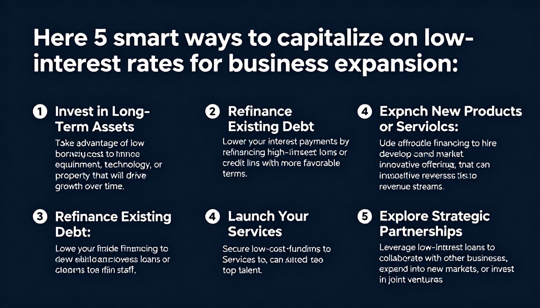 5 Smart Ways to Capitalize on Low-Interest Rates for Business Expansion*