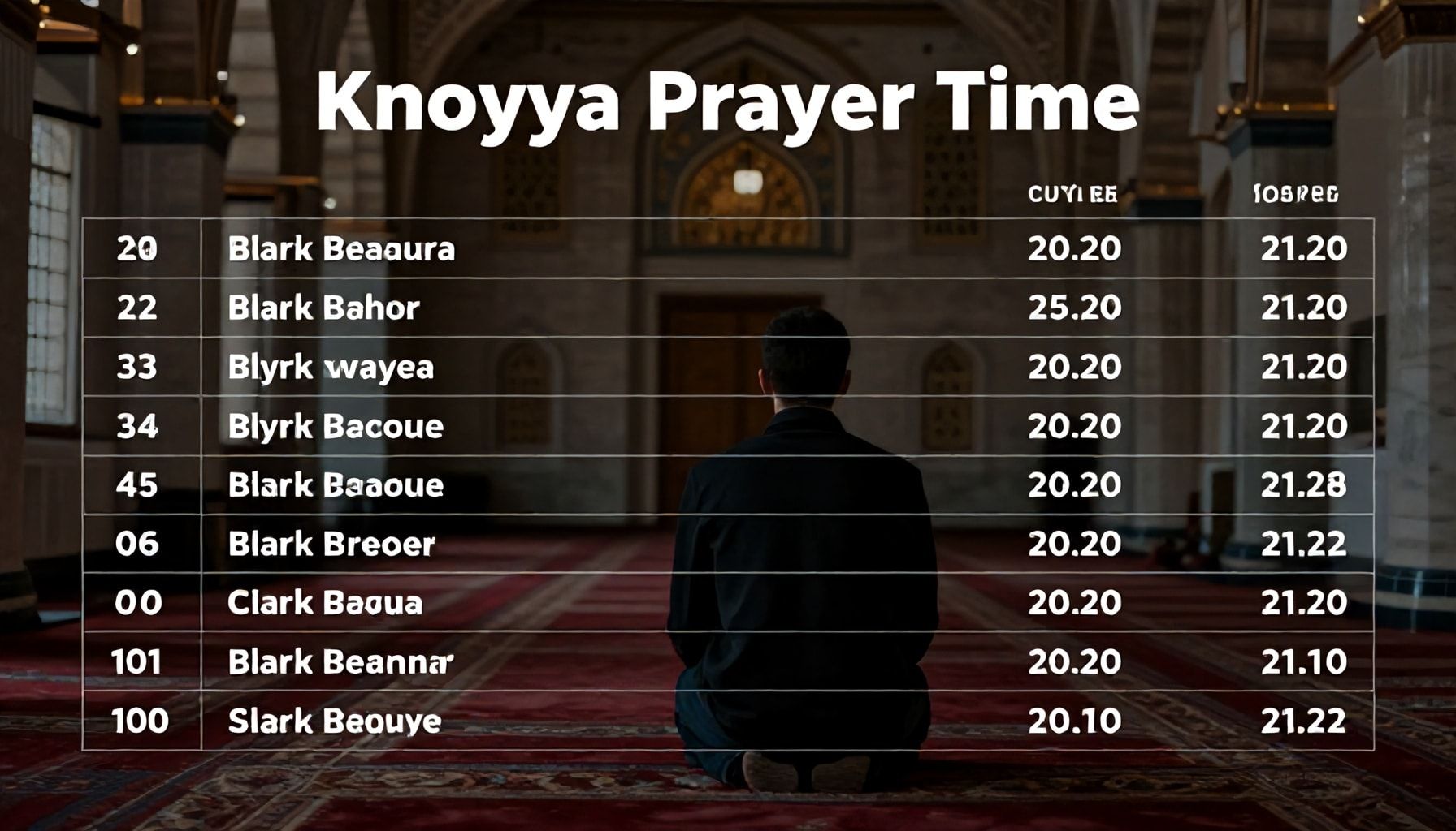 Gerçekten Doğru Namaz Vakti Nasıl Bulunur? Konya Ezan Vakti’ni Kontrol Edin*