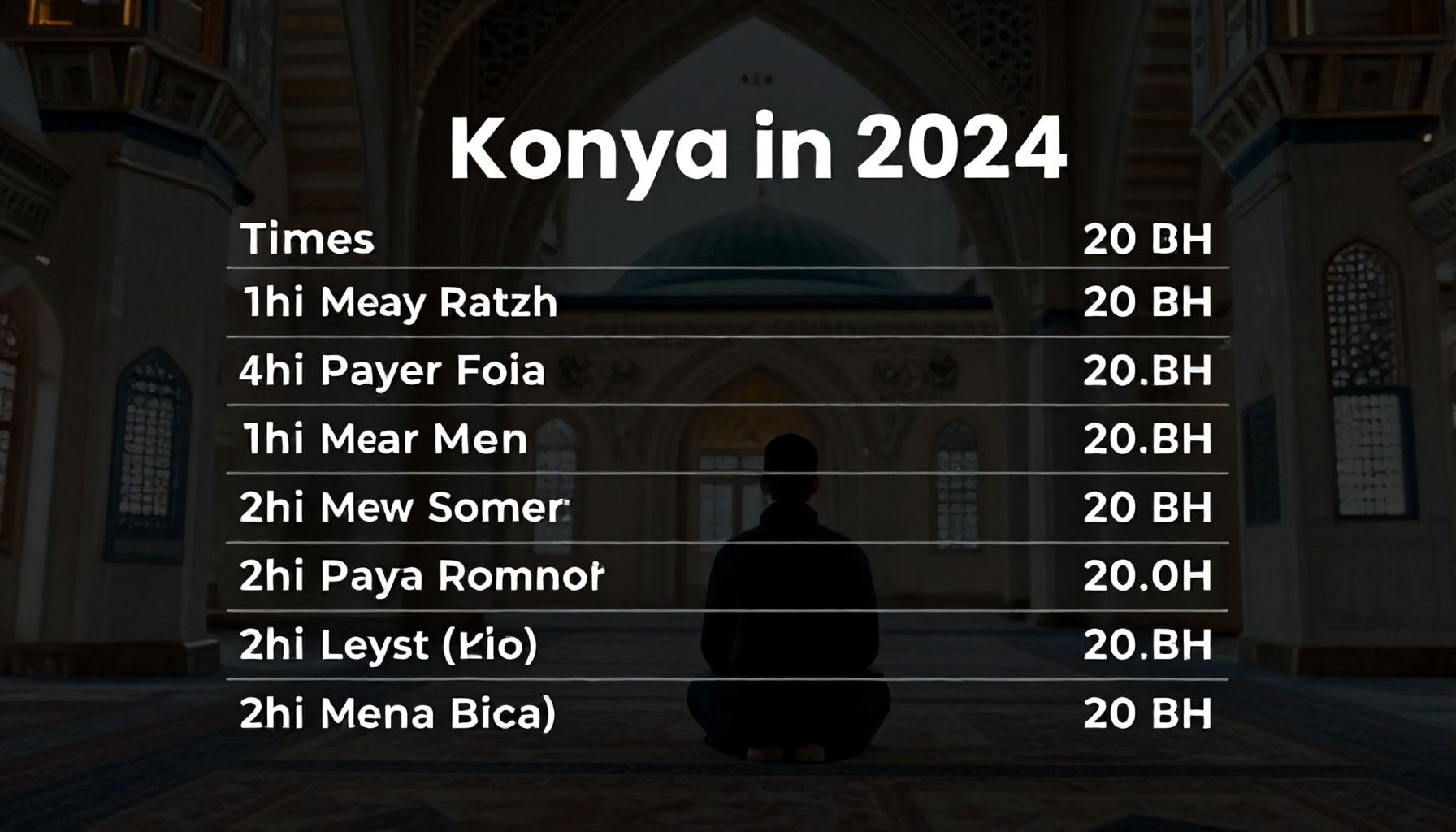 Konya Ezan Vakti 2024: Günlük Namaz Vakitlerini Uygulamadan Kolayca Takip Etme Yöntemleri*
