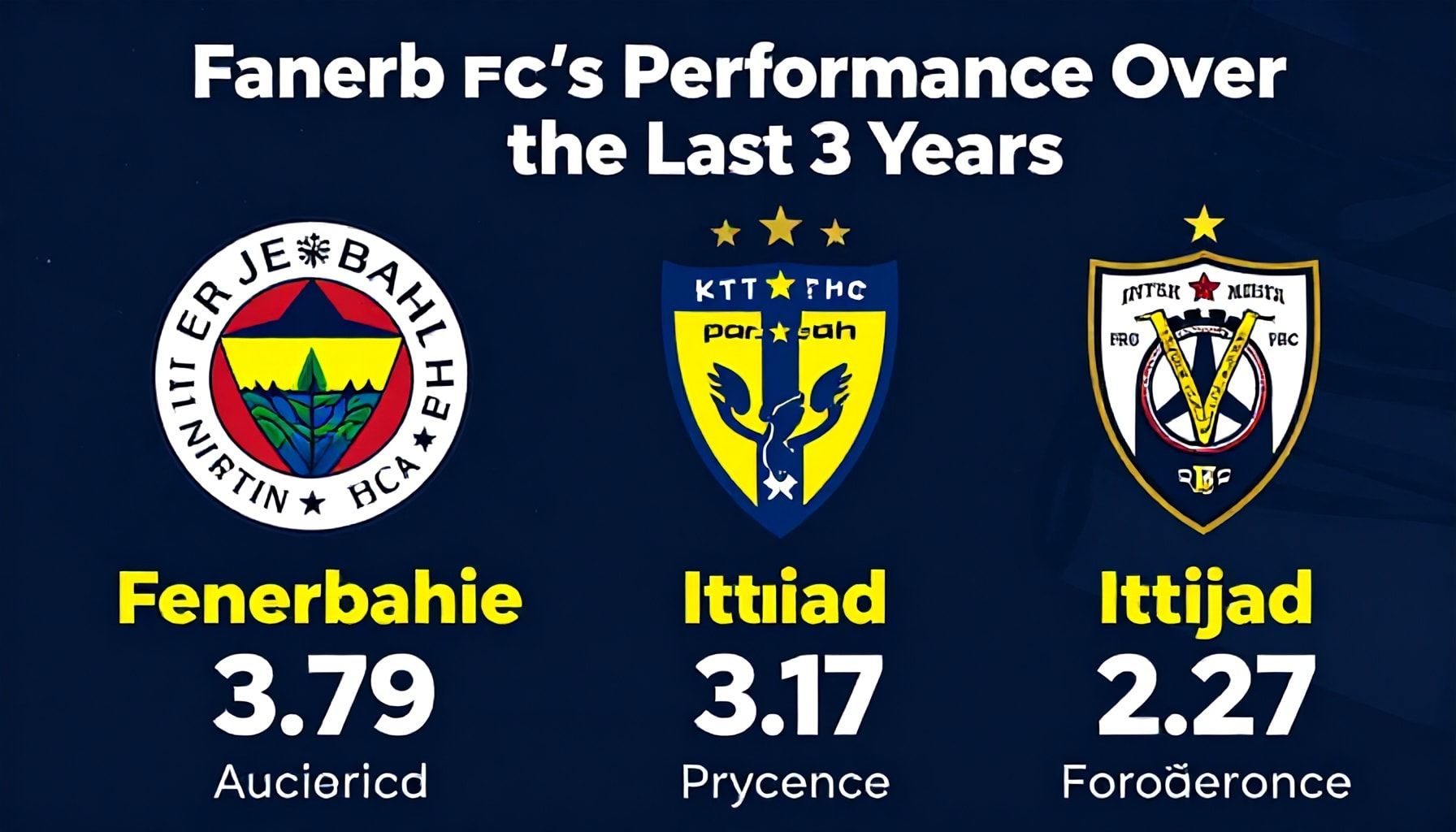 Gerçekler: Fenerbahçe ve Ittihad FC'nin Son 3 Yılın Performansı*