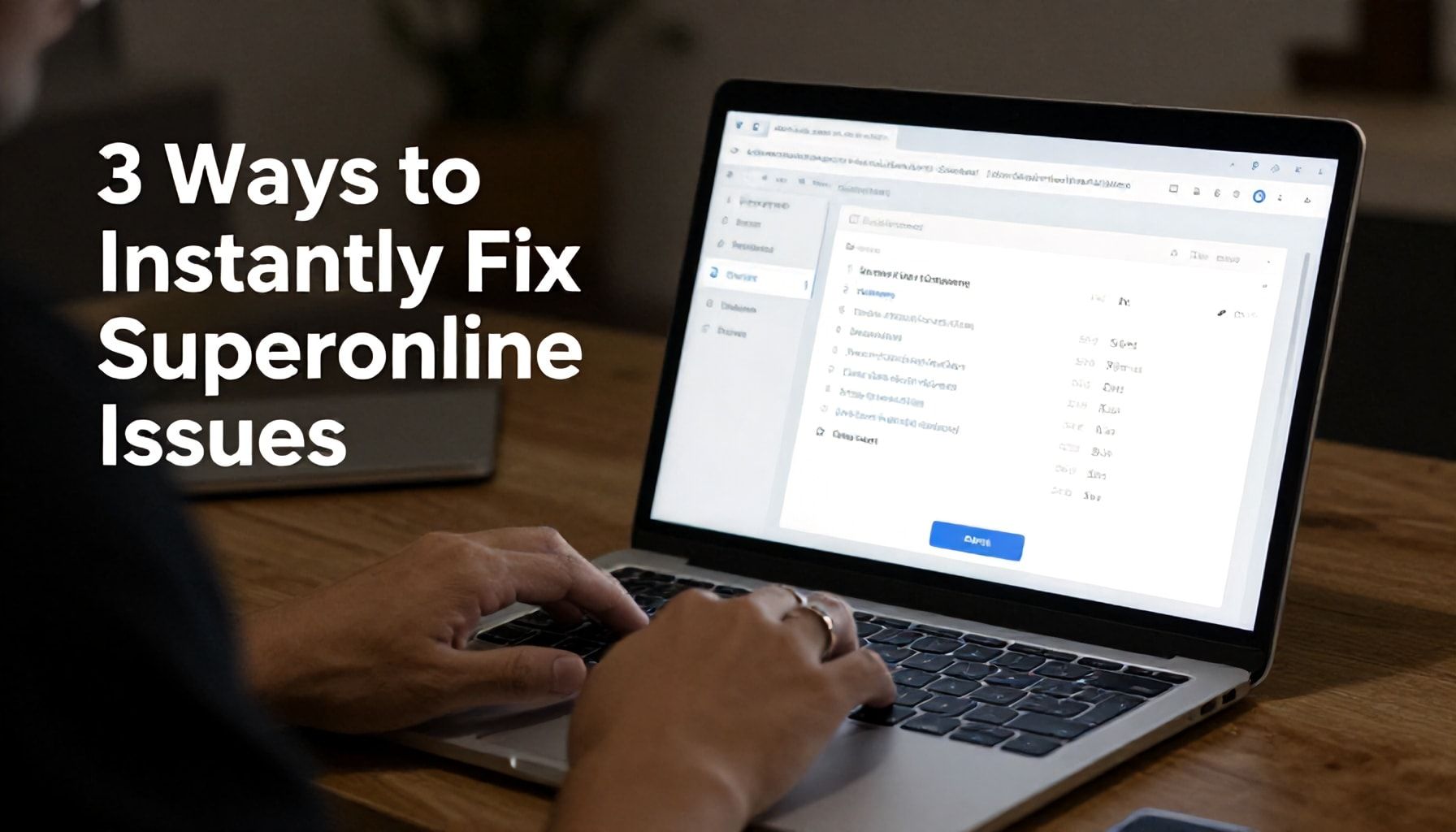 5 Yöntemle Superonline Sorunlarını Anında Çöz*