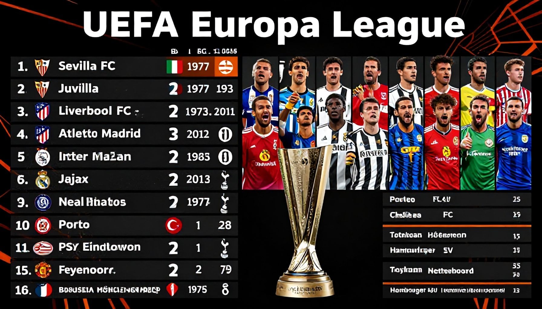 5 Yolla UEFA Avrupa Ligi'nde Üstünlük Kazanan Takımlar*