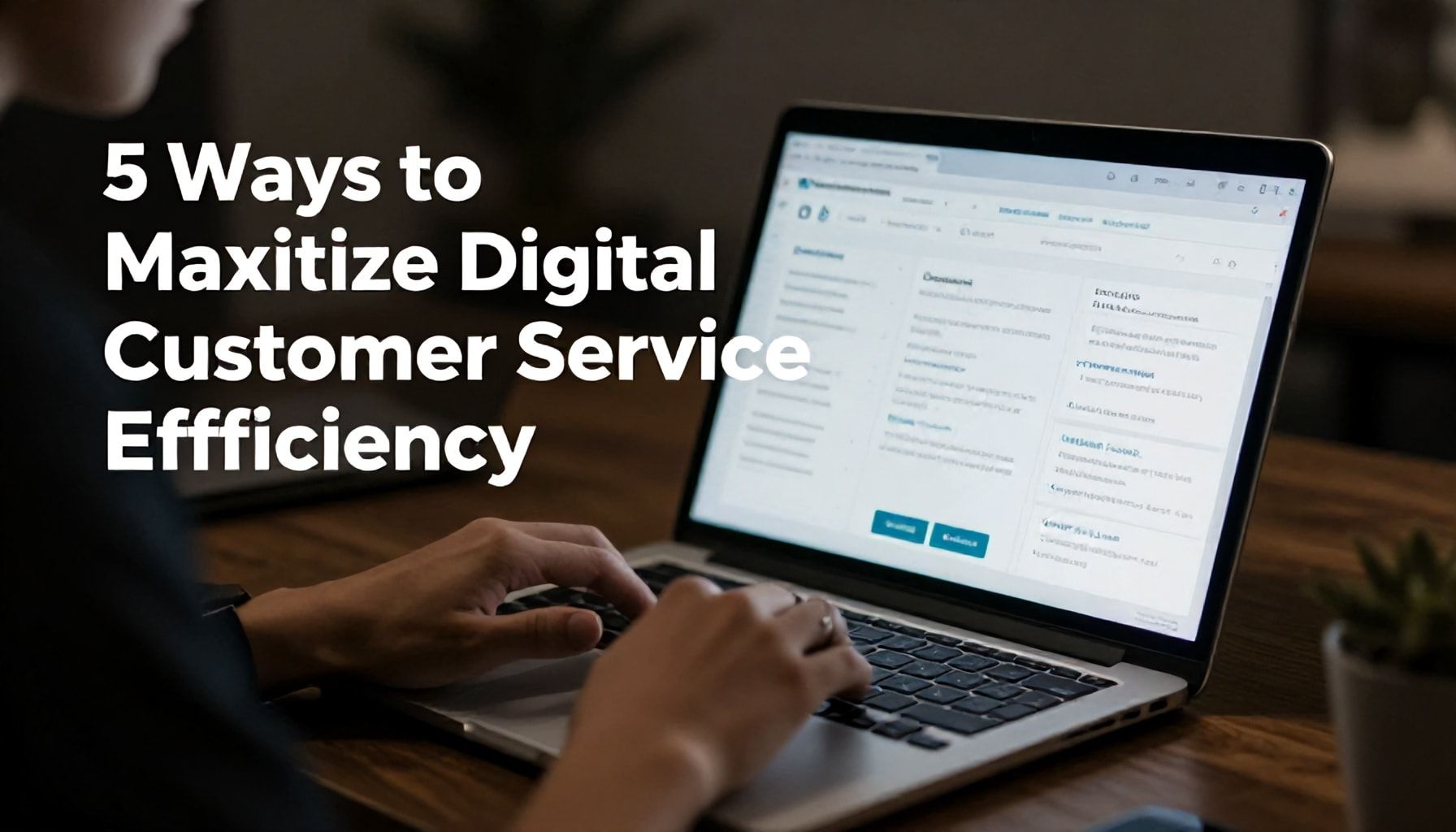 5 Yöntemle Dijital Müşteri Hizmetlerini Maksimum Verimlilikle Kullanın*