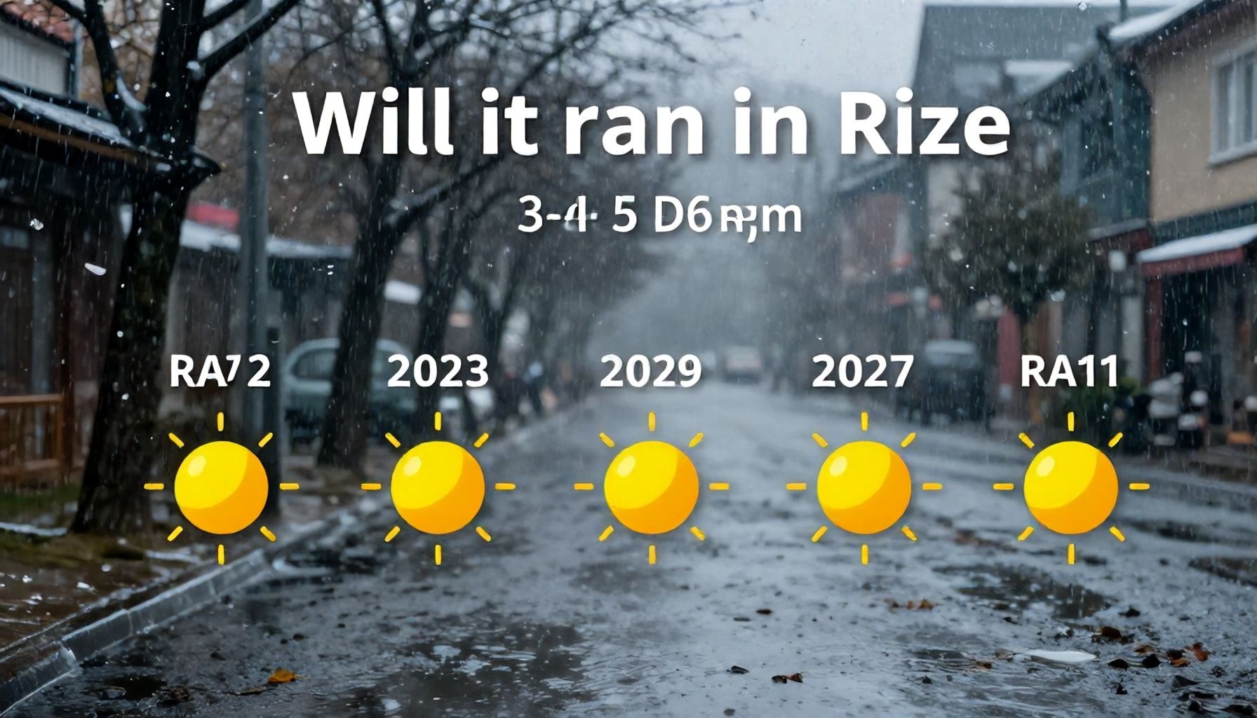 Rize’de Yağmur Yağacak mı? 5 Gündelik Tahminle Karar Verin*