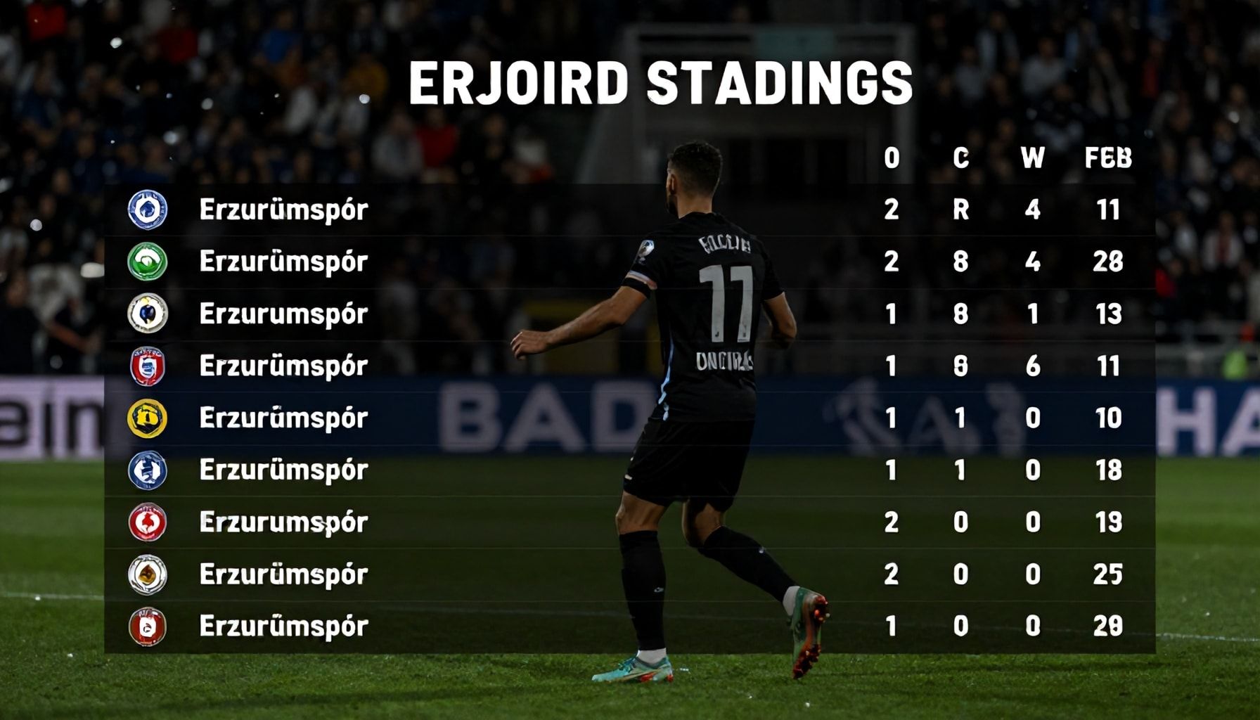 Erzurumspor'un Puan Durumunu Nasıl Takip Edersiniz?*