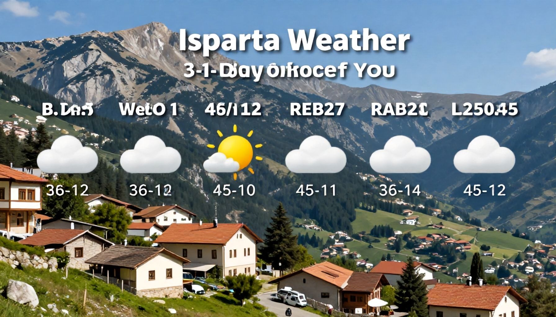 Isparta Hava Durumu: 3 Günlük Tahmin ve Size Etkisi*