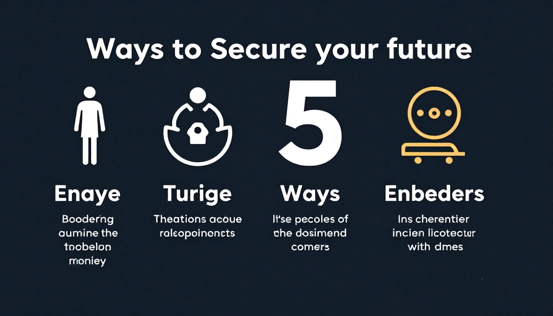 Geleceğinizi Güvence Altına Alan 5 Yöntem*