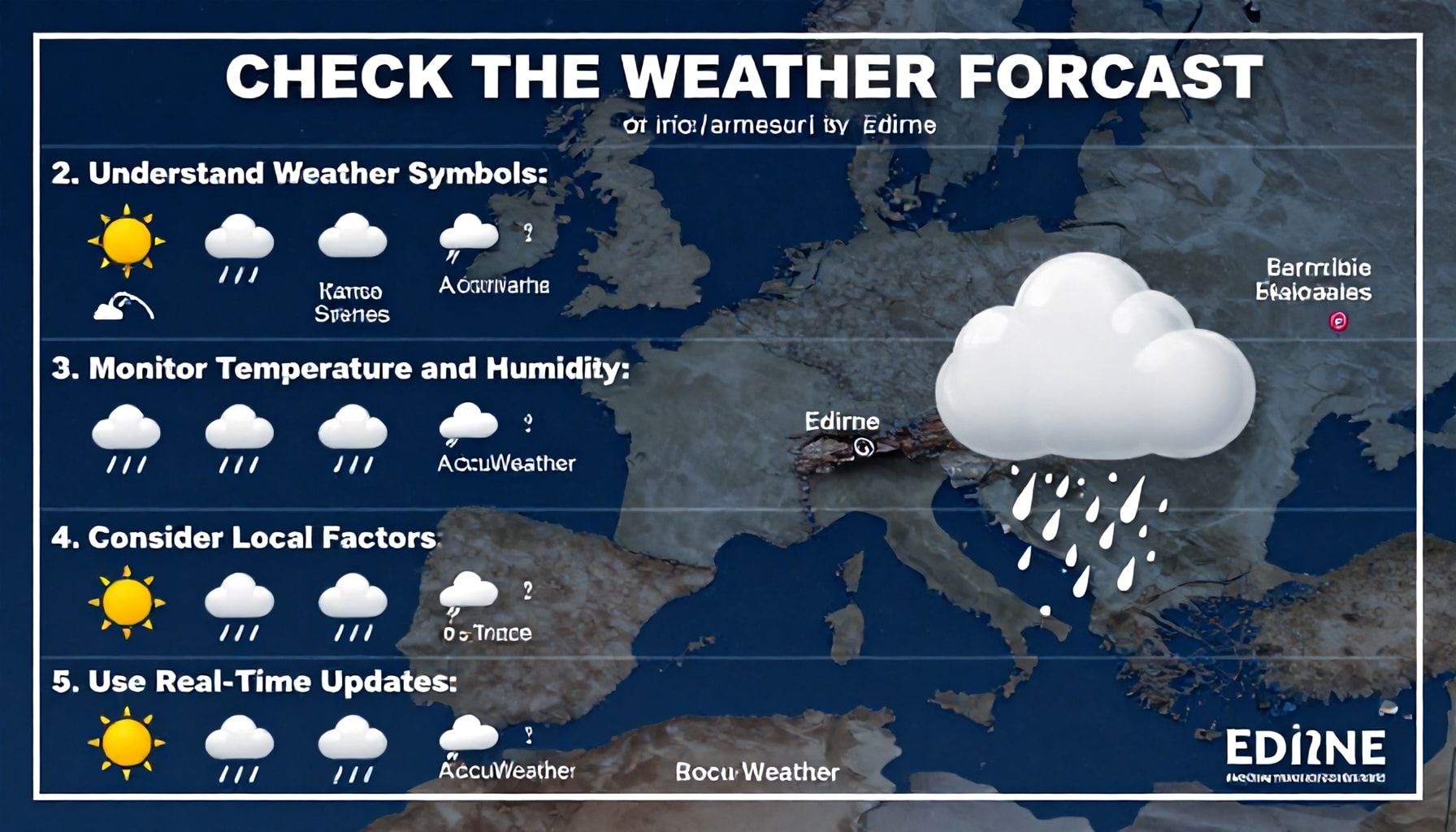 Nasıl Edirne Hava Durumunu Doğru Okumak için 5 Adım*