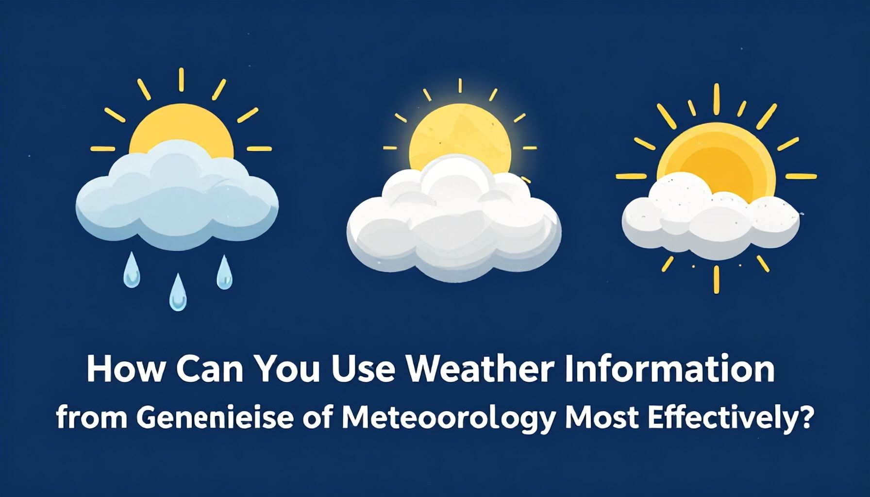 Meteoroloji Genel Müdürlüğü'nden Hava Durumu Bilgilerini Nasıl En Verimli Şekilde Kullanırsınız?*