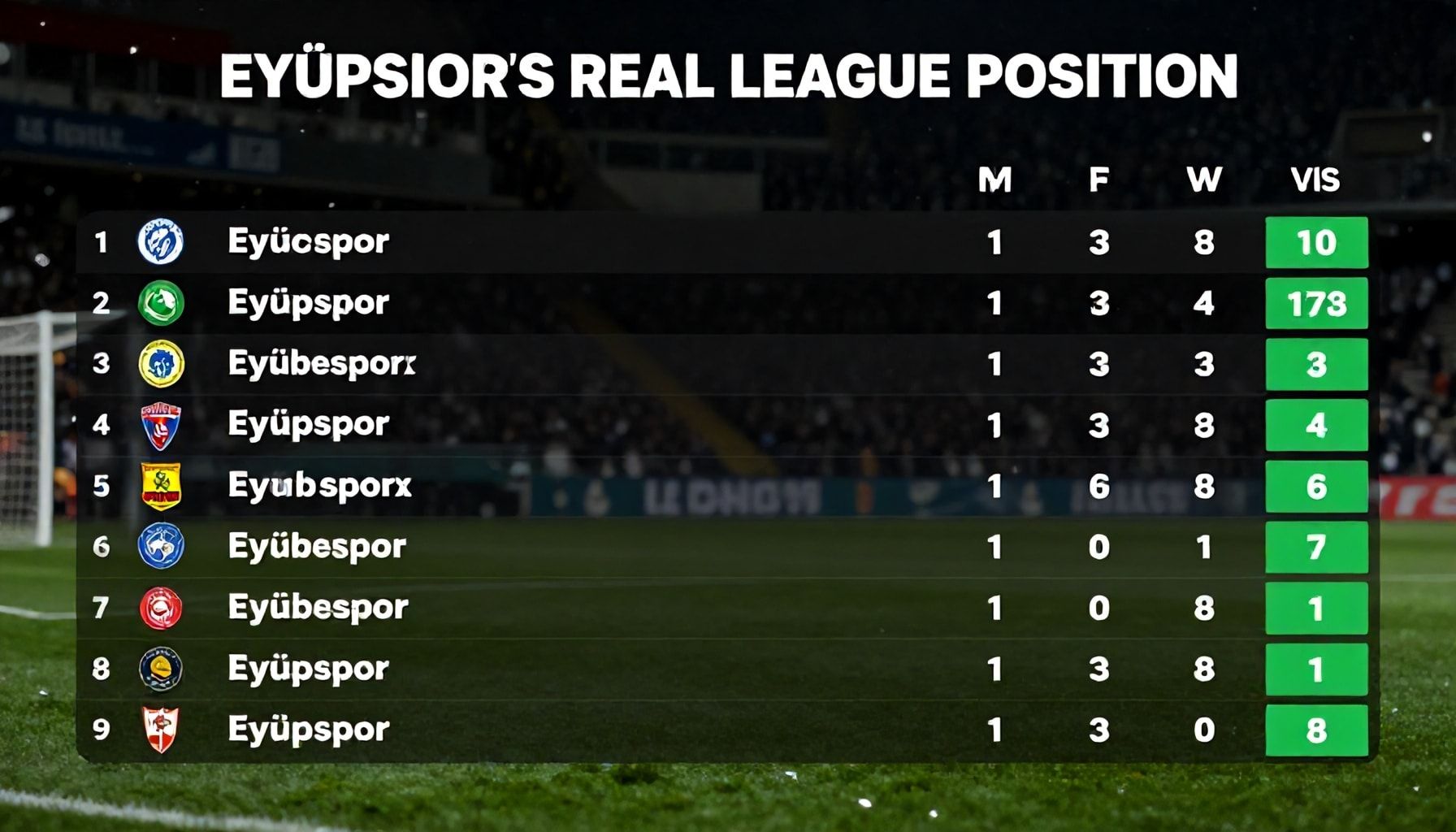 Eyüpspor'un Gerçek Lig Durumunu Keşfedin*