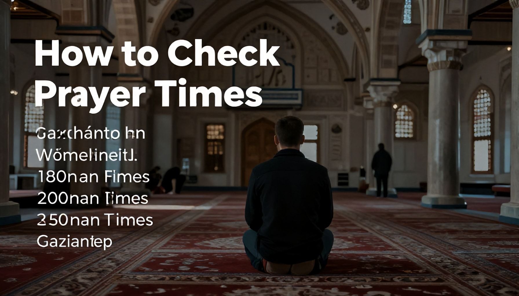 Gaziantep'te Ezan Vakti Nasıl Kontrol Edilir? (Hızlı ve Güvenilir Yöntemler)*