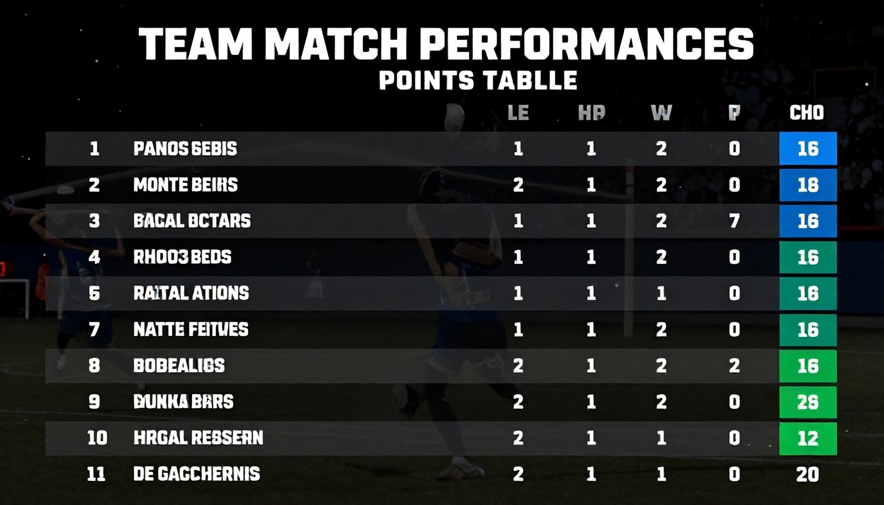 Takımların Maç Performansını Puan Durumu ile Nasıl Karşılaştırırsınız?*