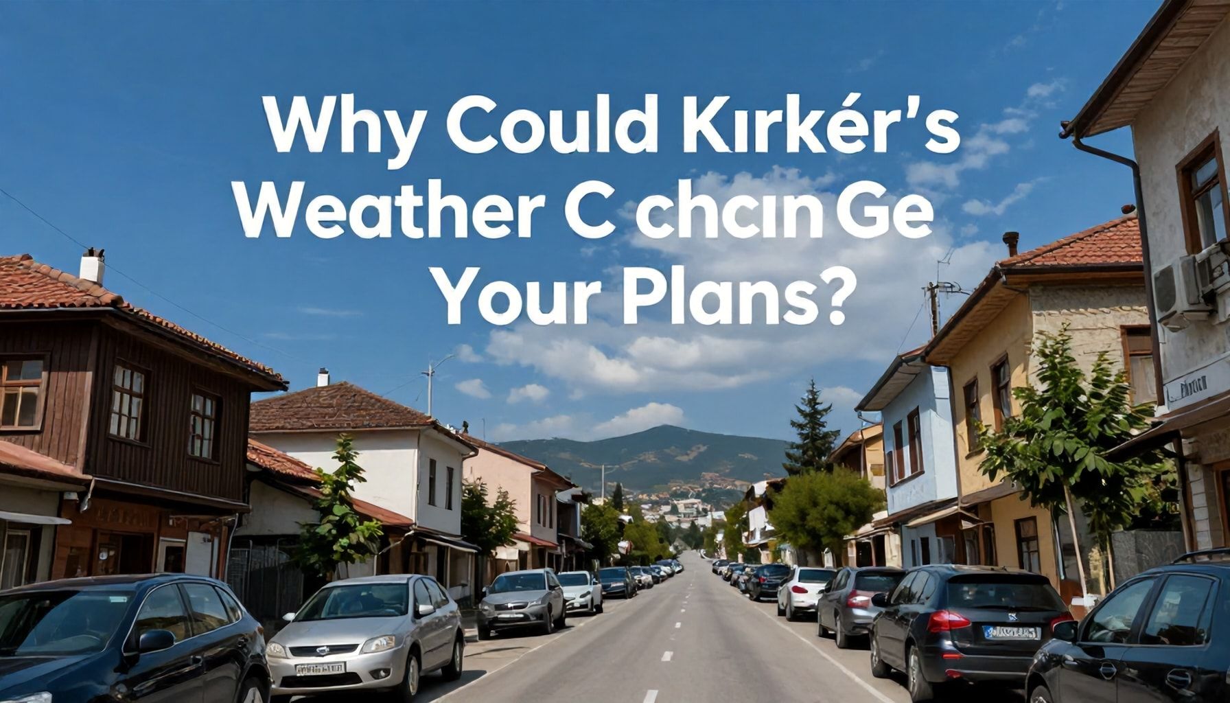 Neden Kırşehir'in Hava Durumu Planlarınızı Değiştirebilir?*