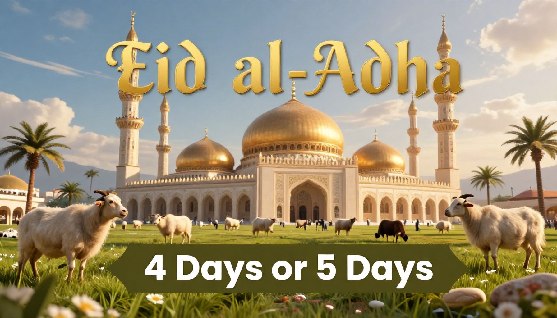 Kurban Bayramı 2025'te 4 Gün Mı, 5 Gün Mü? Tam Tarihleri ve Planlama İpuçları"*