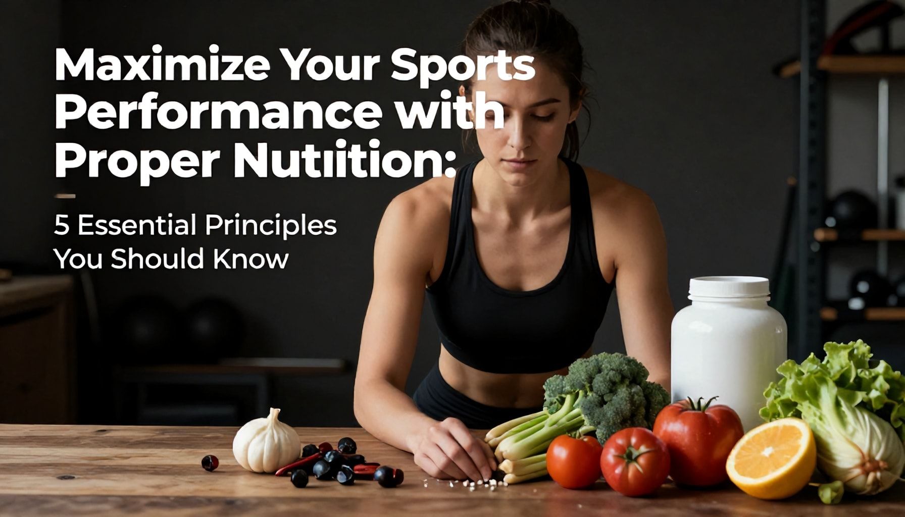 Doğru Beslenme ile Spor Performansınızı Maksimize Edin: 5 Bilmeniz Gereken Temel İlkeler*
