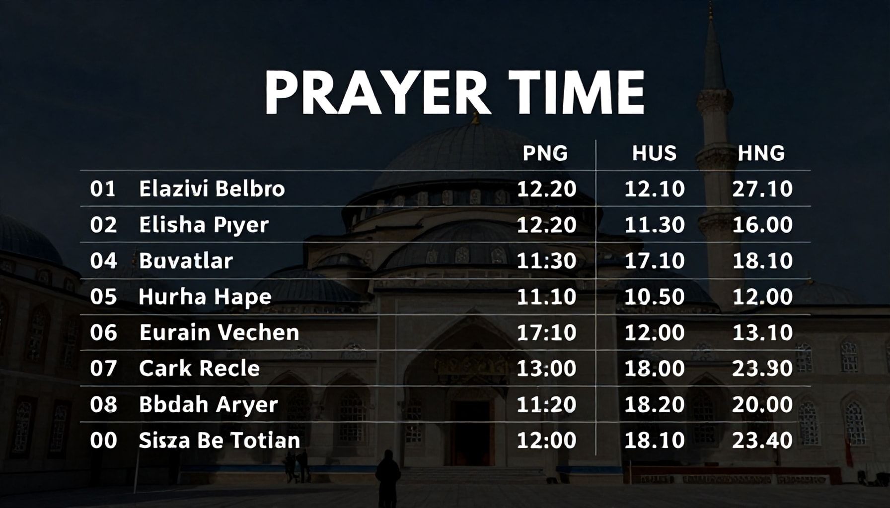 Elazığ Namaz Vakitleri Hakkında Bilmeniz Gereken Gerçekler*