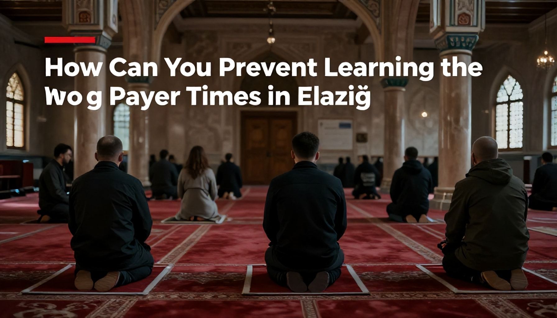 Elazığ'da Namaz Vakitlerini Hatalı Öğrenmeyi Nasıl Önlersiniz?*