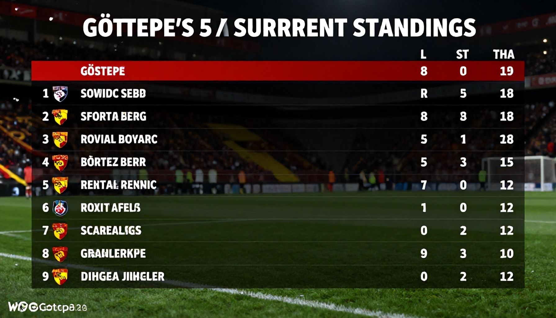 Göztepe Puan Durumunun Gerçekleri: Ne Bekleyebilirsiniz?*