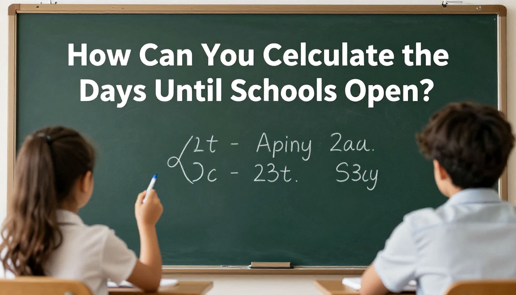 Okulların Açılmasına Kaldığın Günleri Nasıl Hesaplayabilirsin?*
