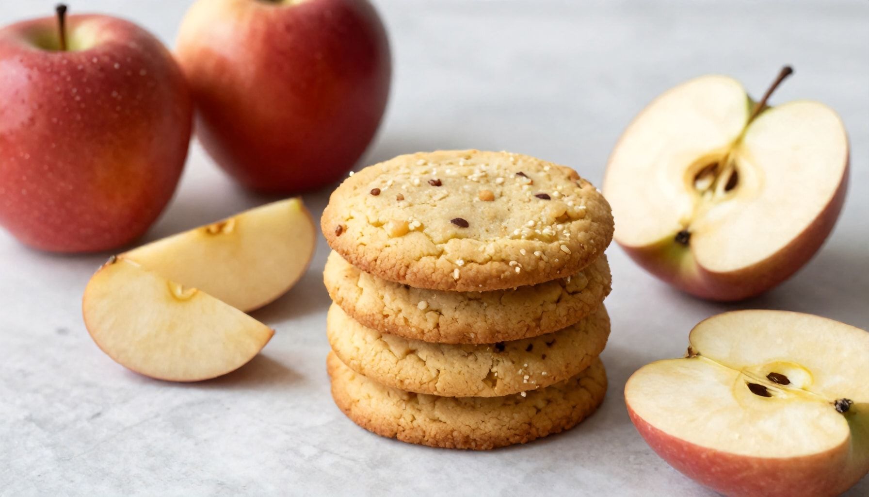 Doğal Malzemelerle Sağlıklı ve Tatlı Elmalı Kurabiye Nasıl Yapılır?*