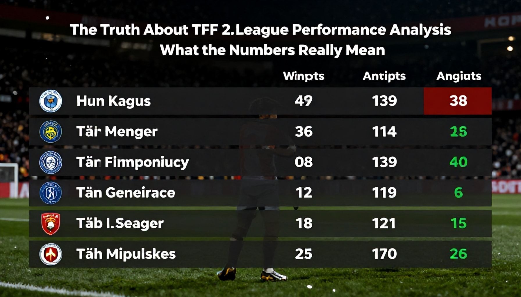 The Truth About TFF 2. Lig Performans Analizi: What the Numbers Really Mean*