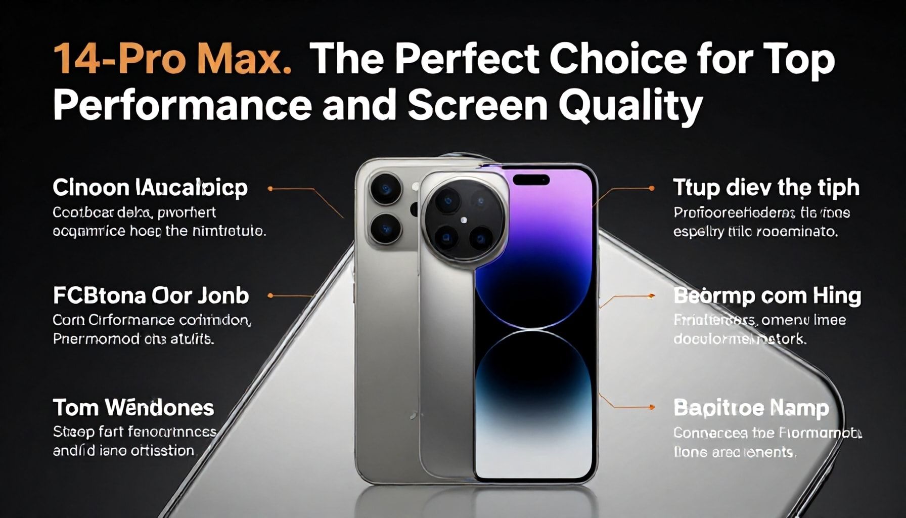 14 Pro Max: En İyi Performans ve Ekran Kalitesi İçin Mükemmel Seçim" için 5 alt başlık:*