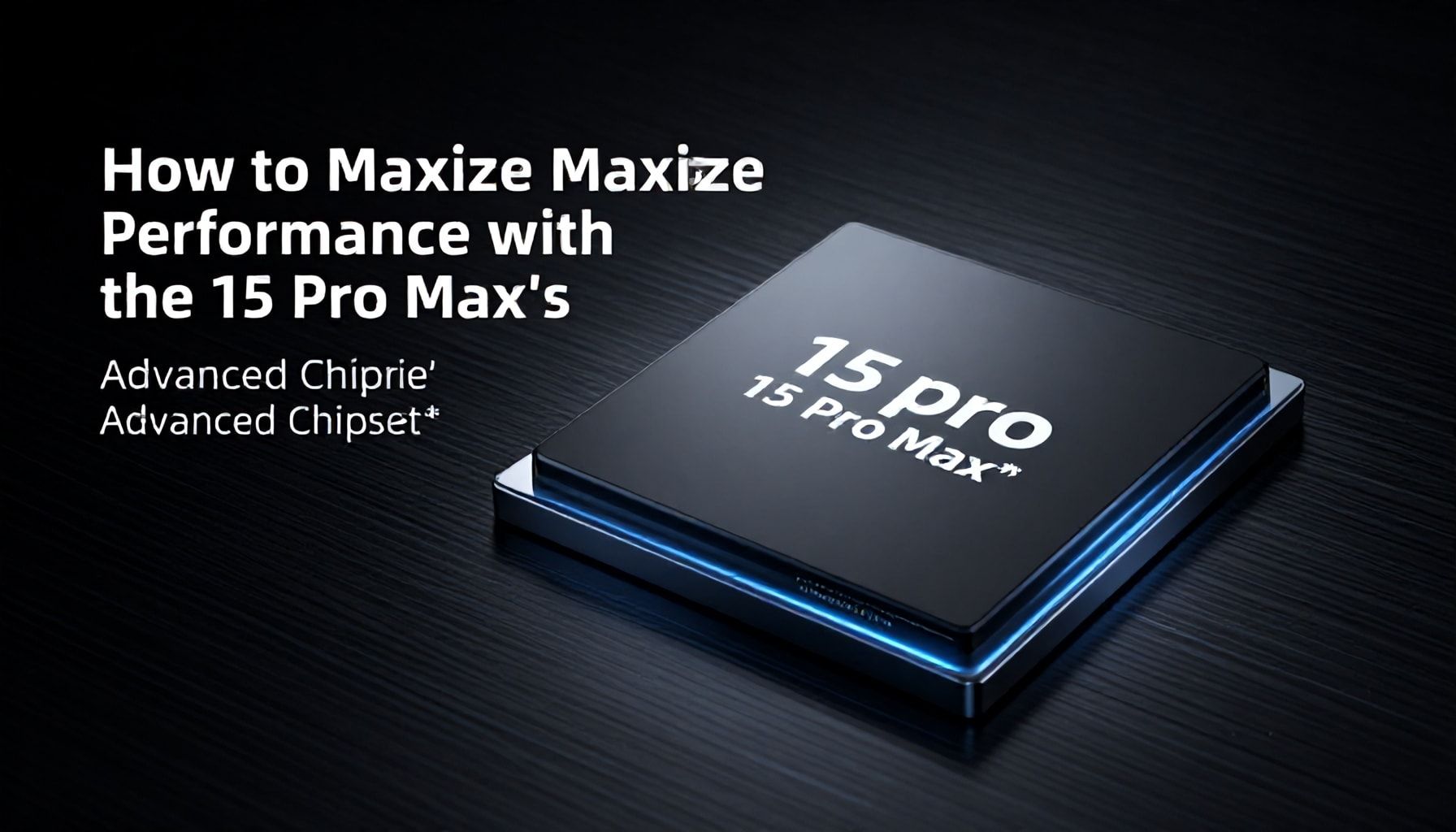 How to Maximize Performance with the 15 Pro Max’s Advanced Chipset*