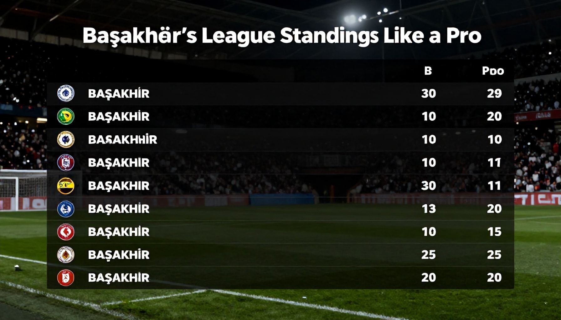 How to Track Başakşehir’s League Standings Like a Pro*