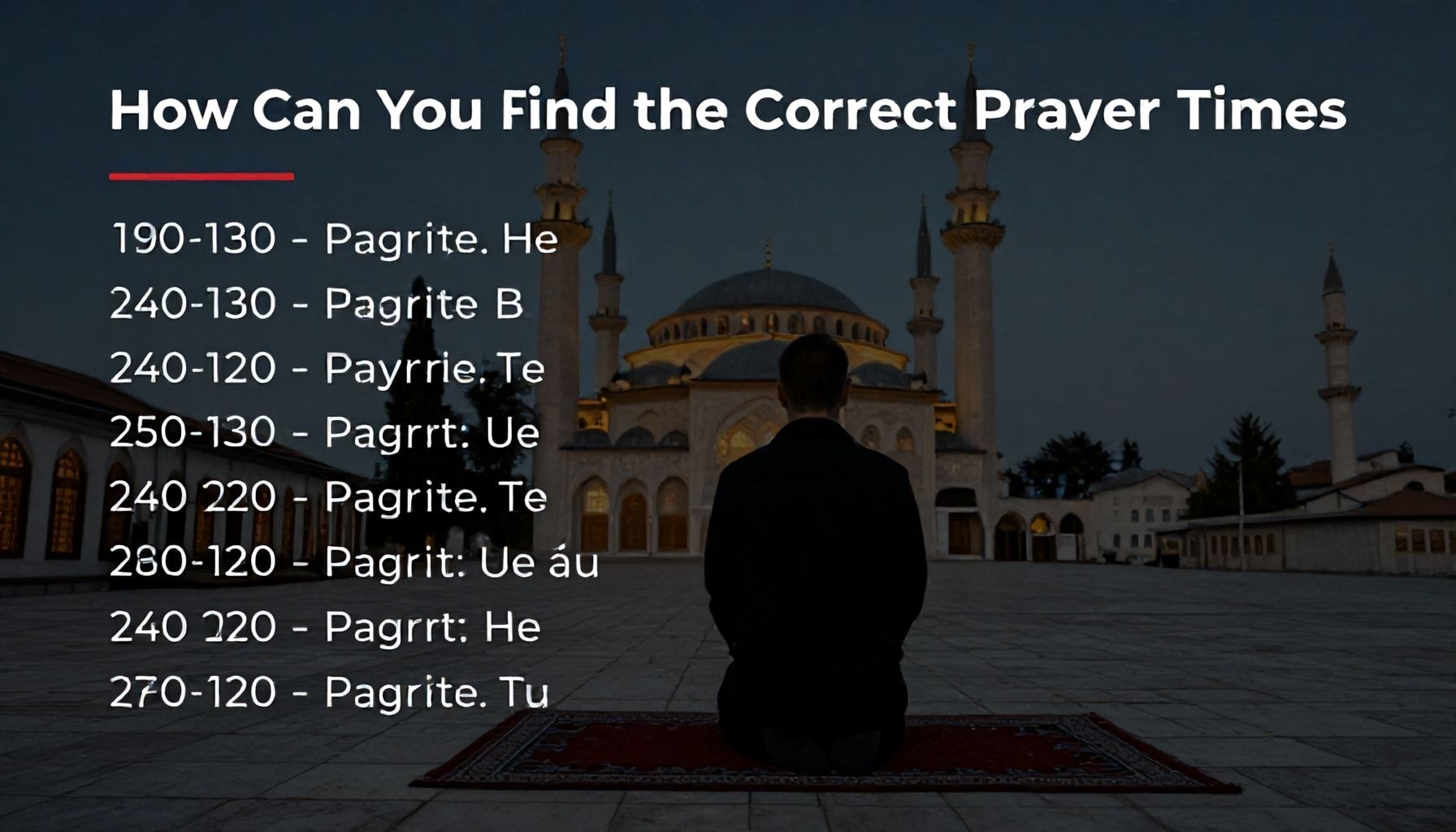 İzmir'de Ezan Vakitlerini Nasıl Doğru Bulursunuz?*