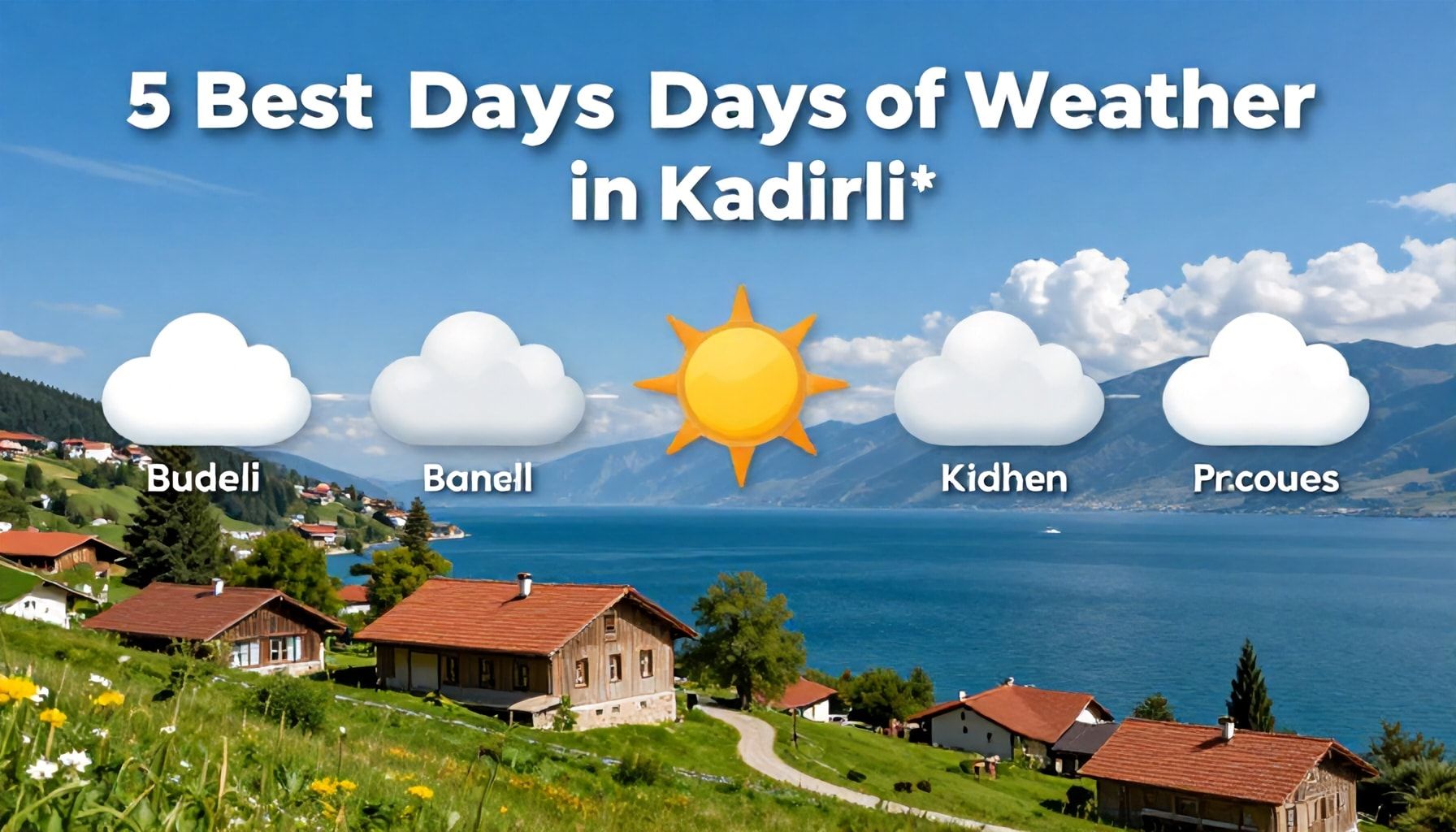 5 Yöntemle Kadırlı’da En Güzel Hava Günlerini Keşfedin*