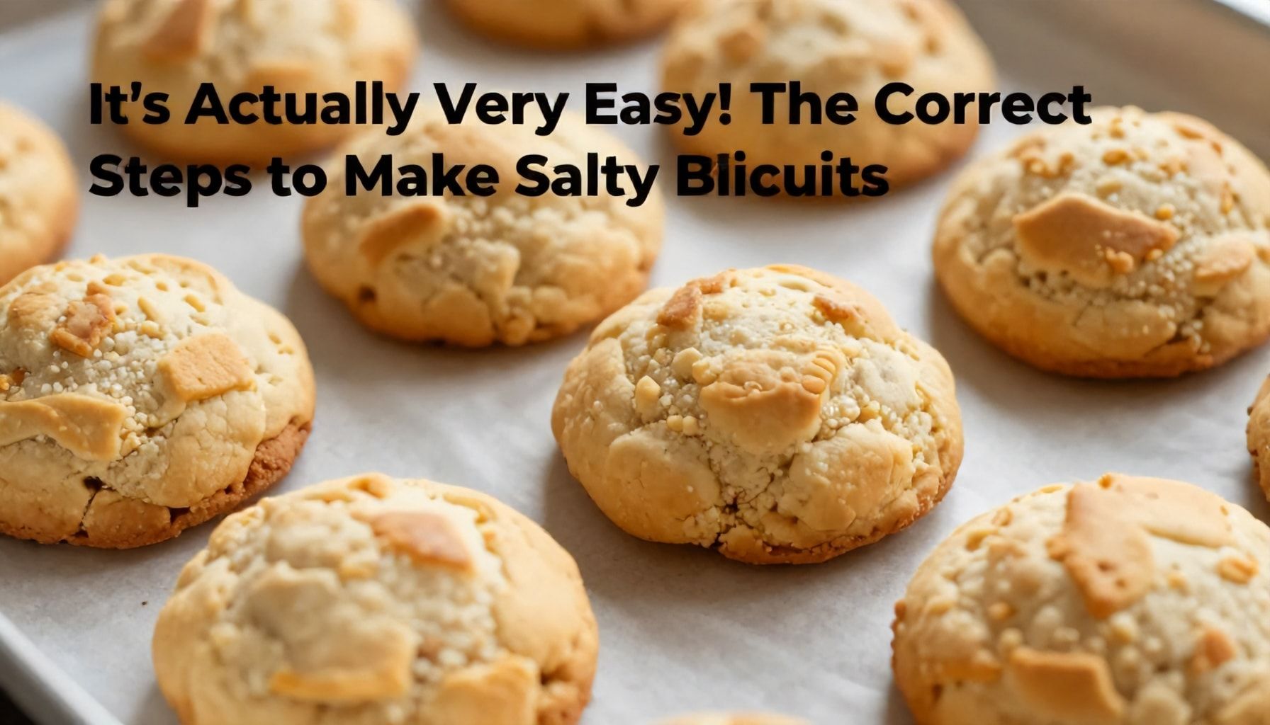 Aslında Çok Kolay! Tuzlu Kurabiyenin Doğru Yapım Adımları*