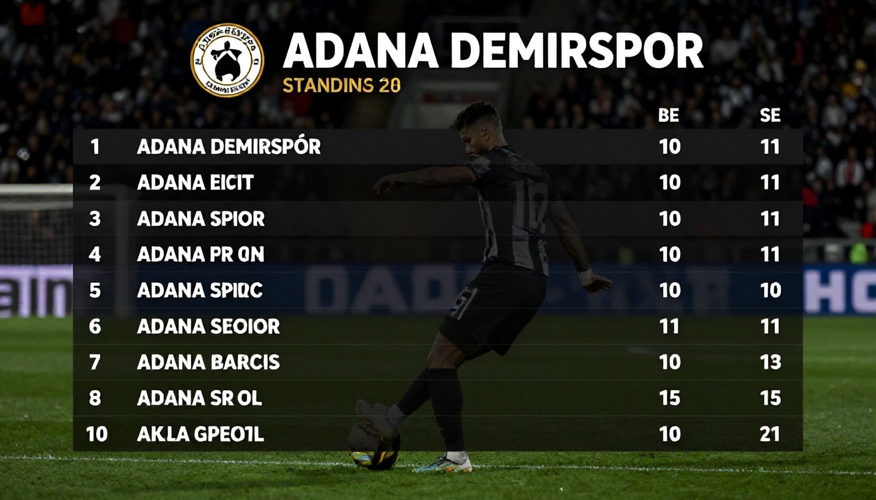 Adana Demirspor'un Puan Durumu Nasıl Kontrol Edilir?*