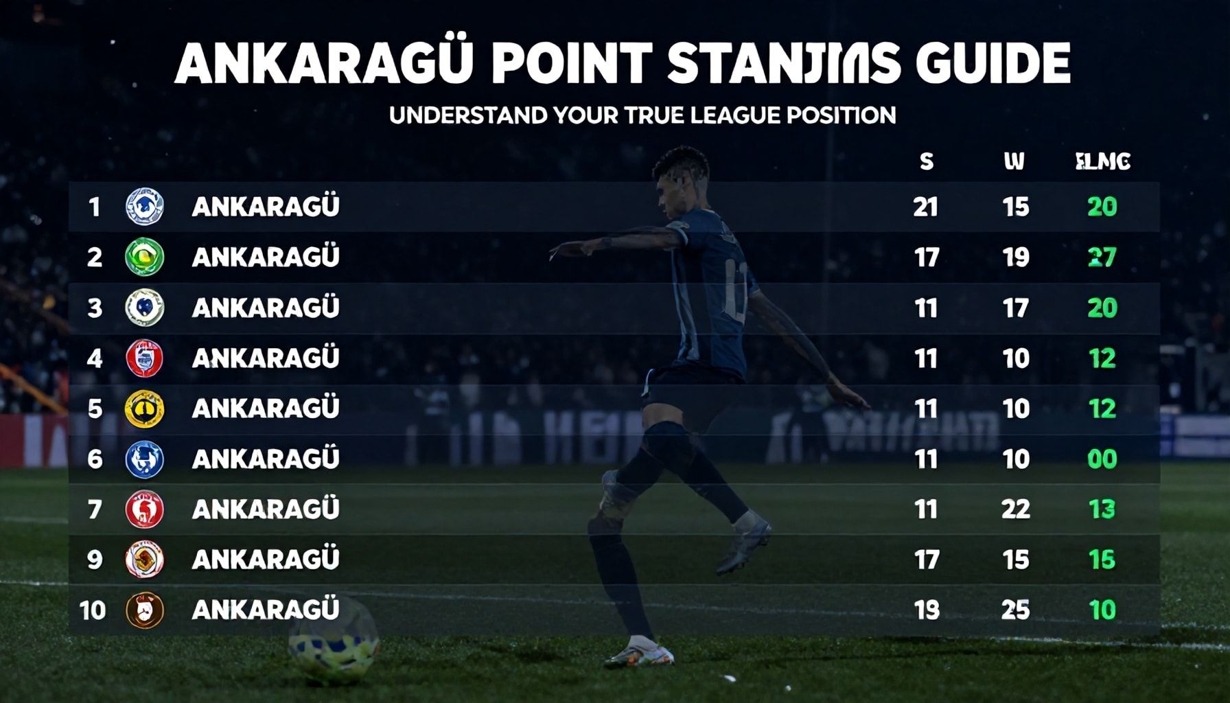Ankaragücü Puan Durumlarını Doğru Okuma Kılavuzu: Ligde Gerçek Durumunuzu Anlayın*