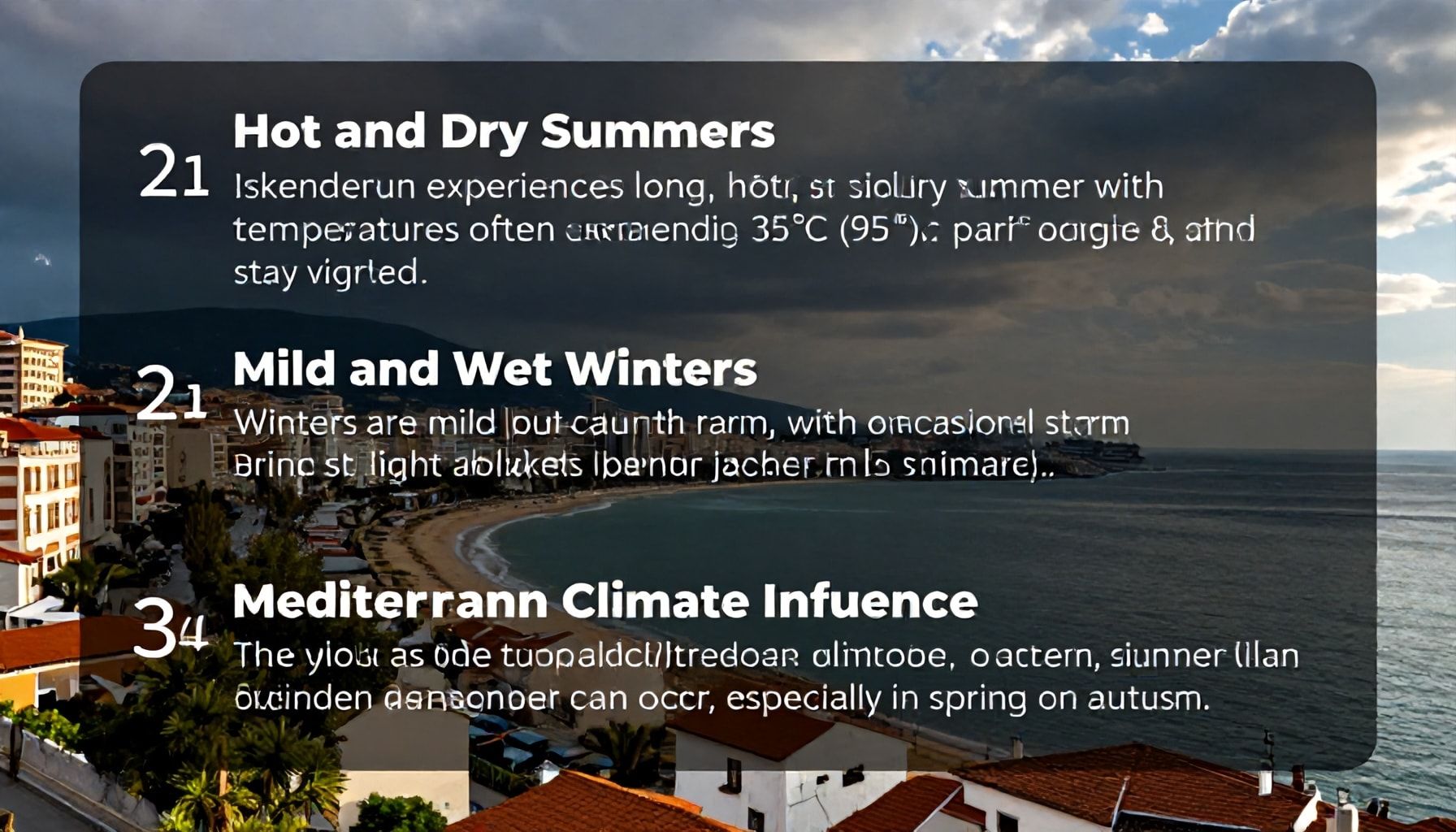 İskenderun'a Yolculuk Planlıyorsanız Bilmeniz Gereken 3 Hava Durumu Gerçeği*