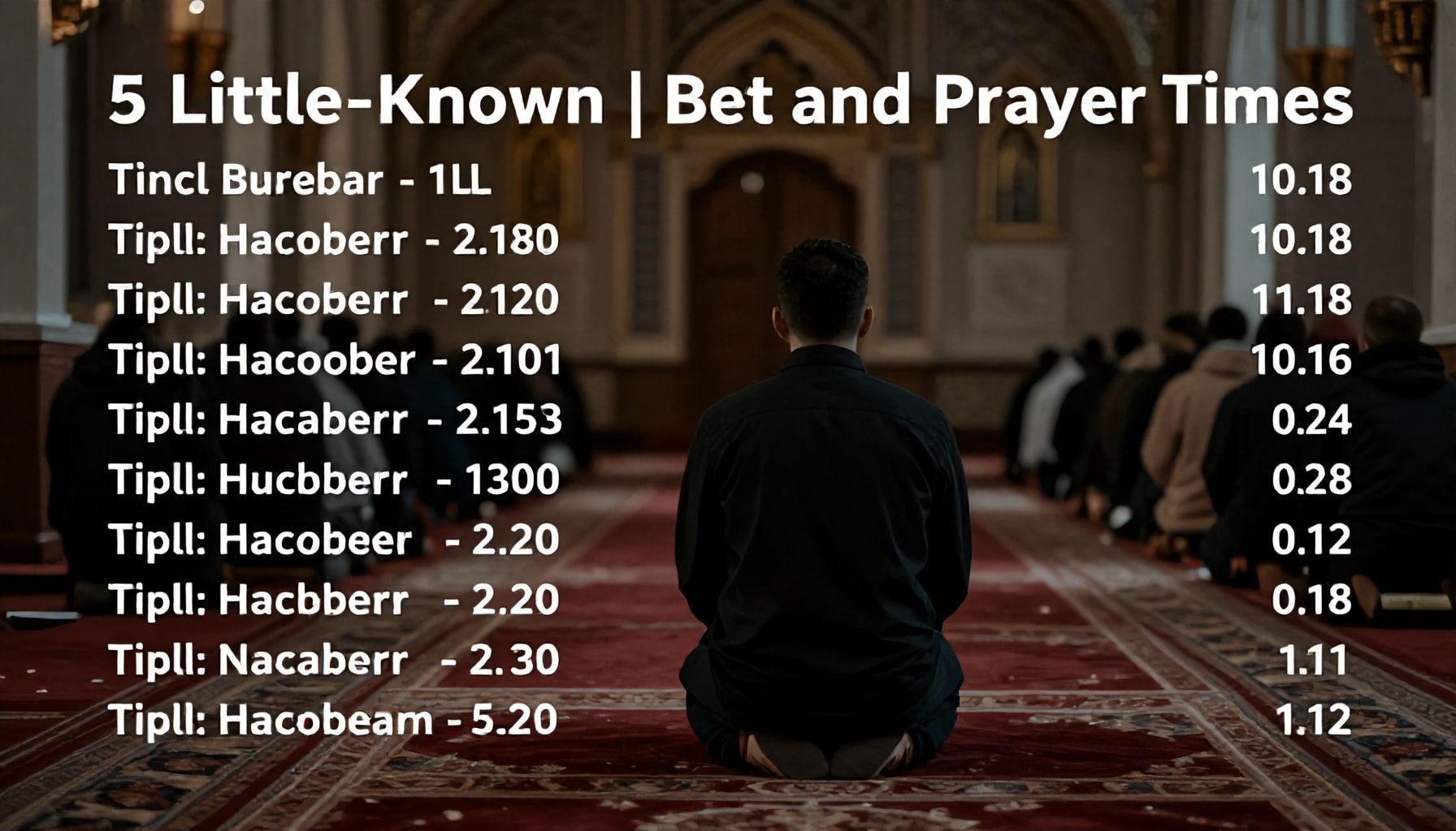 Bursa Namaz Vakitleri Hakkında Bilmediğiniz 5 Gerçek*