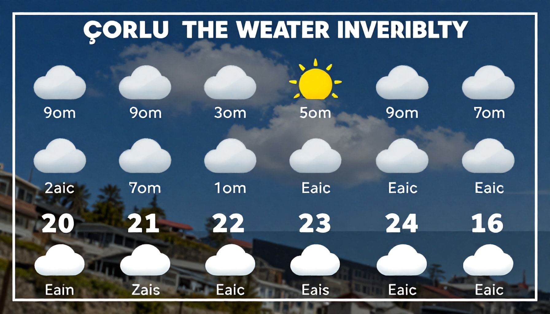 Why Çorlu Hava Durumu Değişkenlik Gösteriyor? Bilginiz Olmalı*