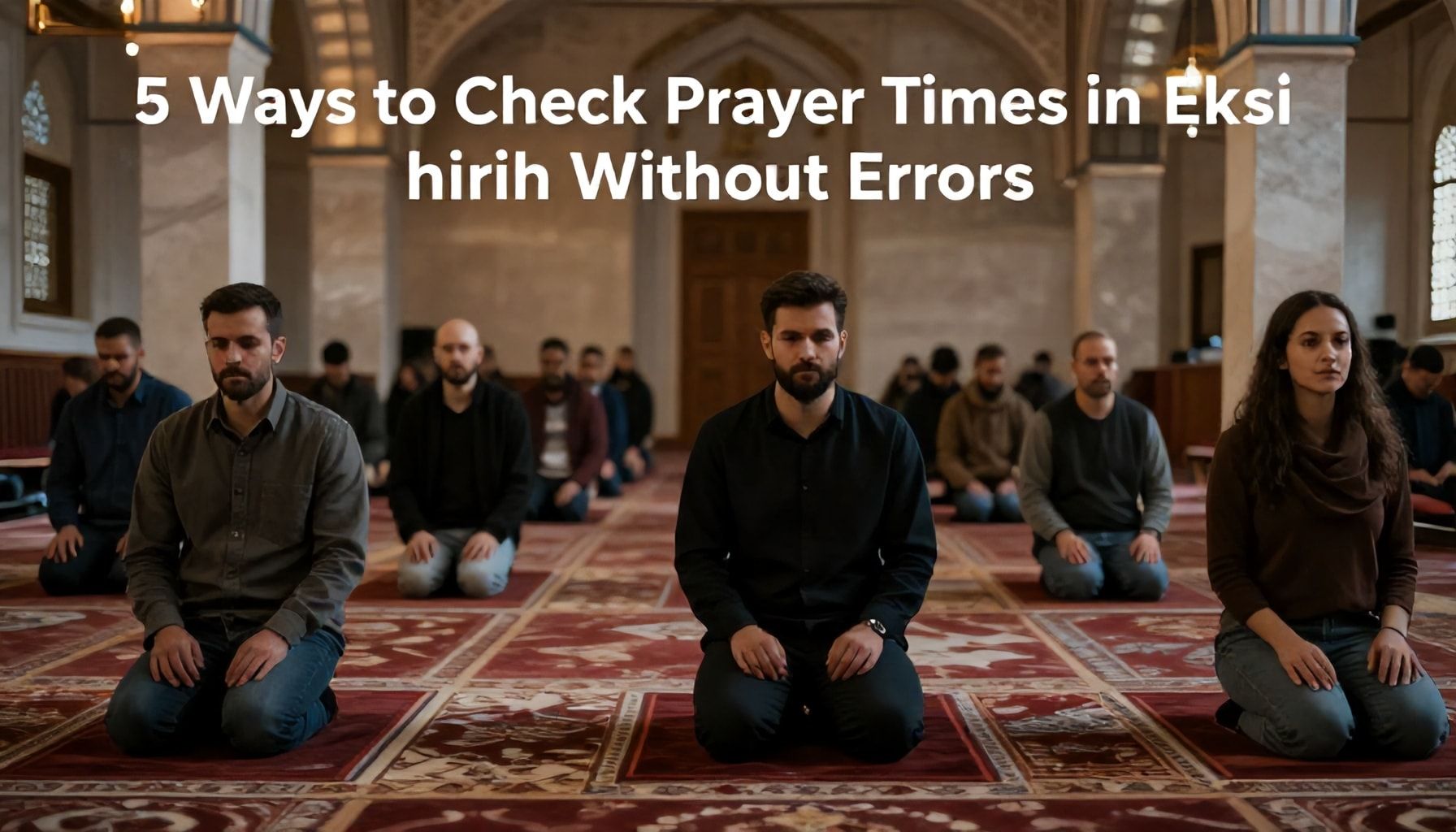 5 Yöntemle Eskişehir'de Namaz Vakitlerini Hatalı Olmadan Kontrol Edin*