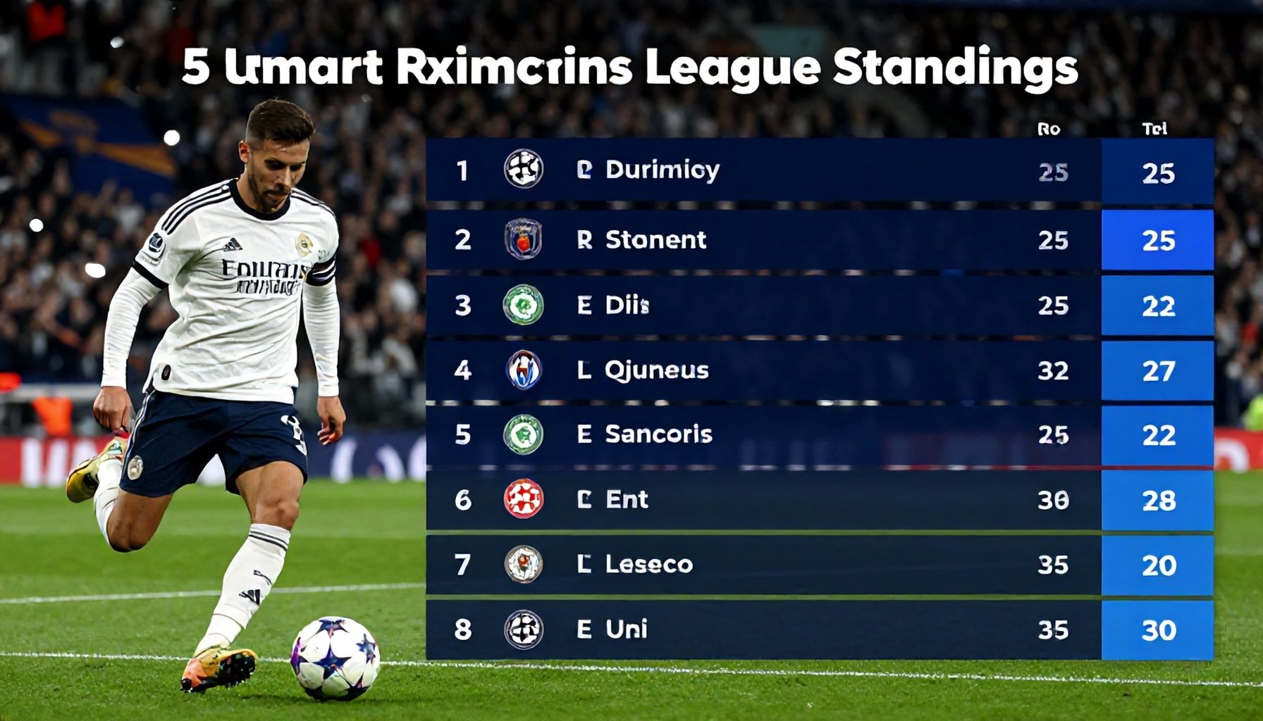 5 Yöntemle Şampiyonlar Ligi Puan Durumunu Akıllıca Takip Etmek*