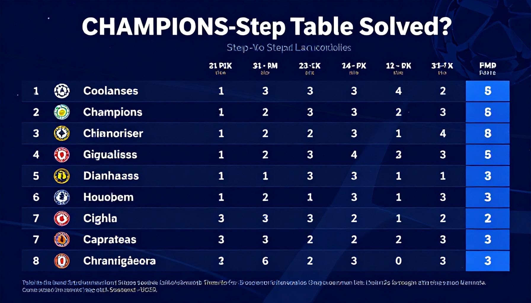 Şampiyonlar Ligi Puan Durumu Nasıl Çözülür? Aşama Aşama Analiz*