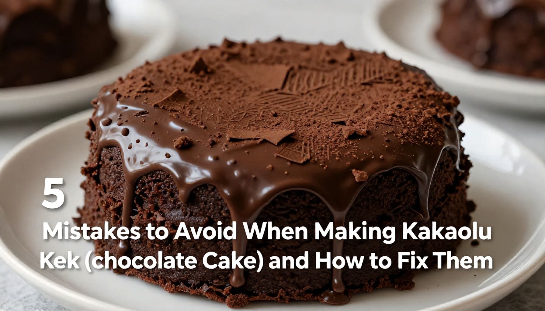 Kakaolu Kek Yaparken Yapılacak 5 Hata ve Nasıl Onarılır*