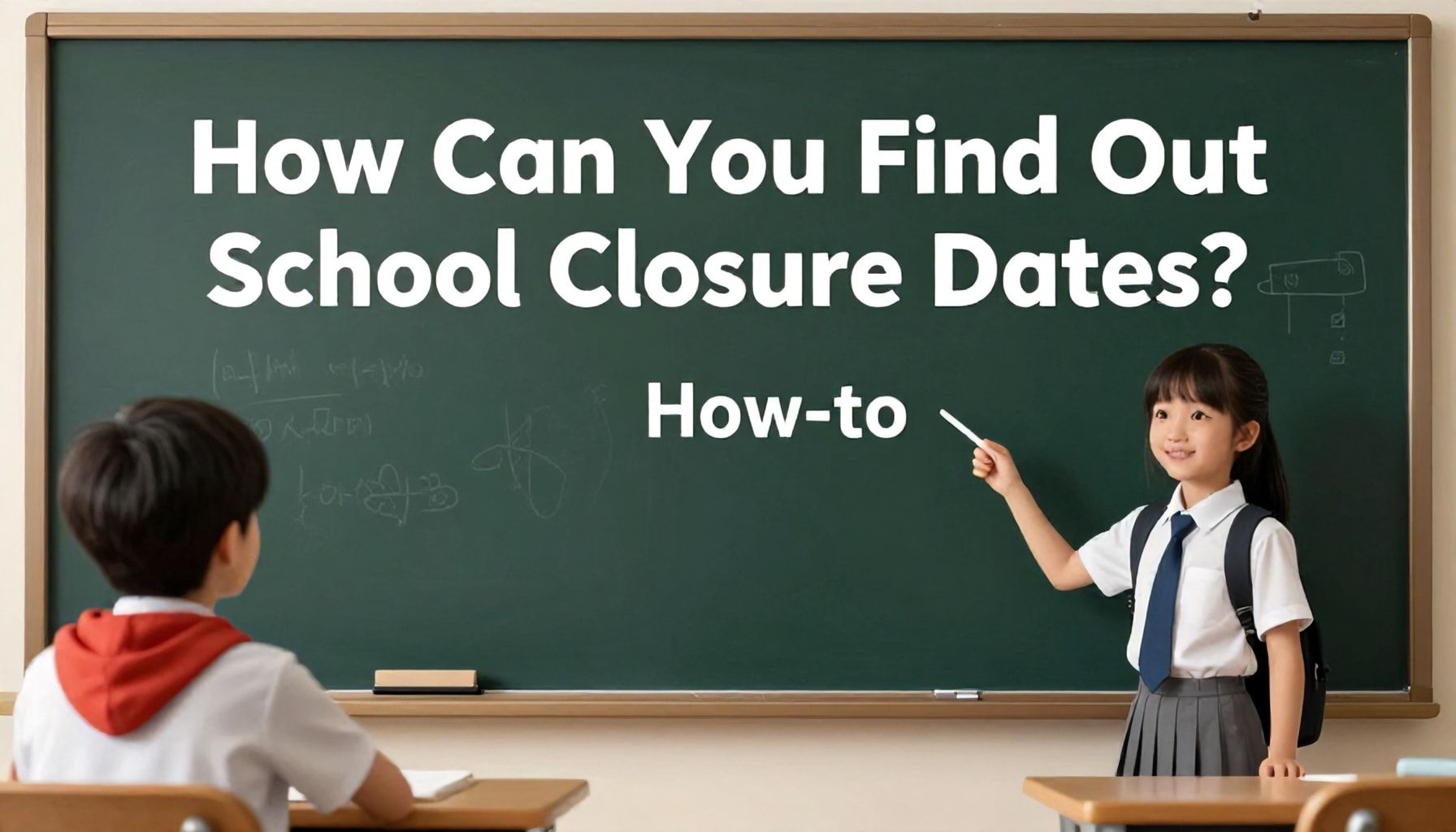 Okullar Kapanma Tarihlerini Nasıl Öğrenirsiniz? (How-to)*