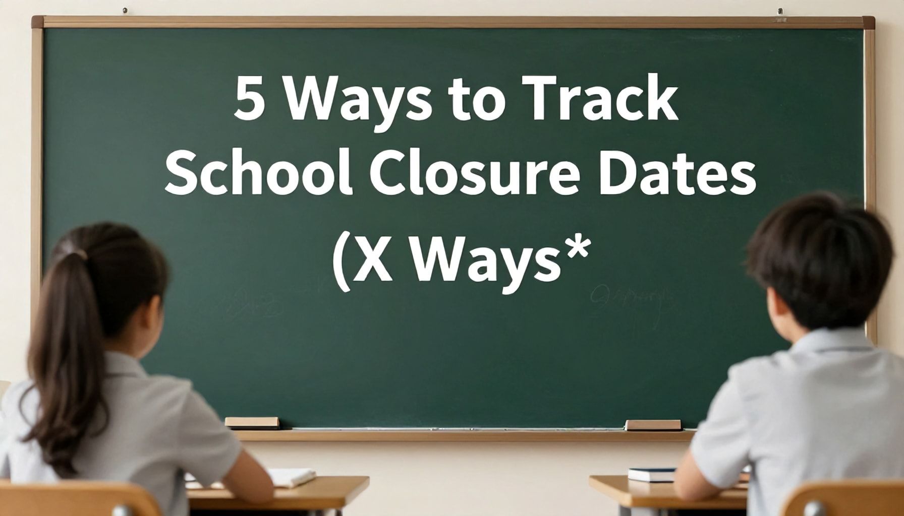 5 Yöntemle Okul Kapanma Tarihlerini Takip Edin (X Ways)*