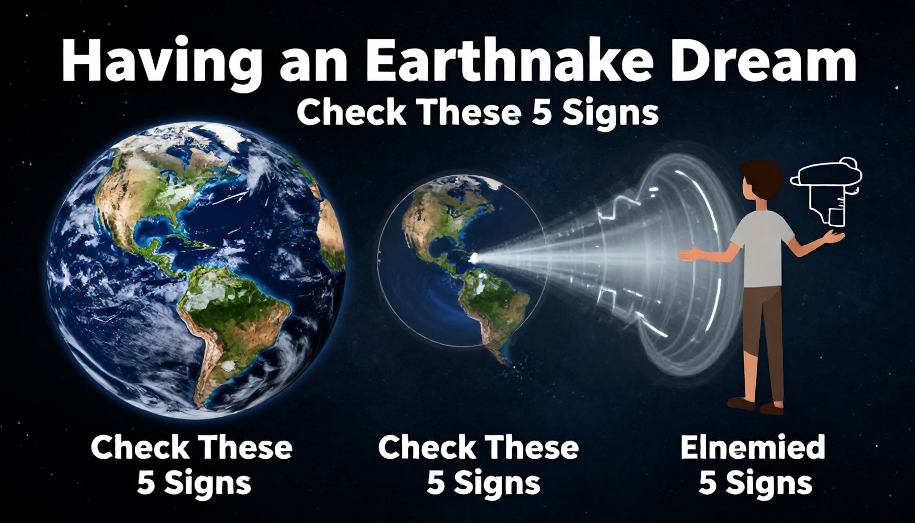 Deprem Rüyası Yapmak: Bu 5 İşaretinizi Kontrol Edin*