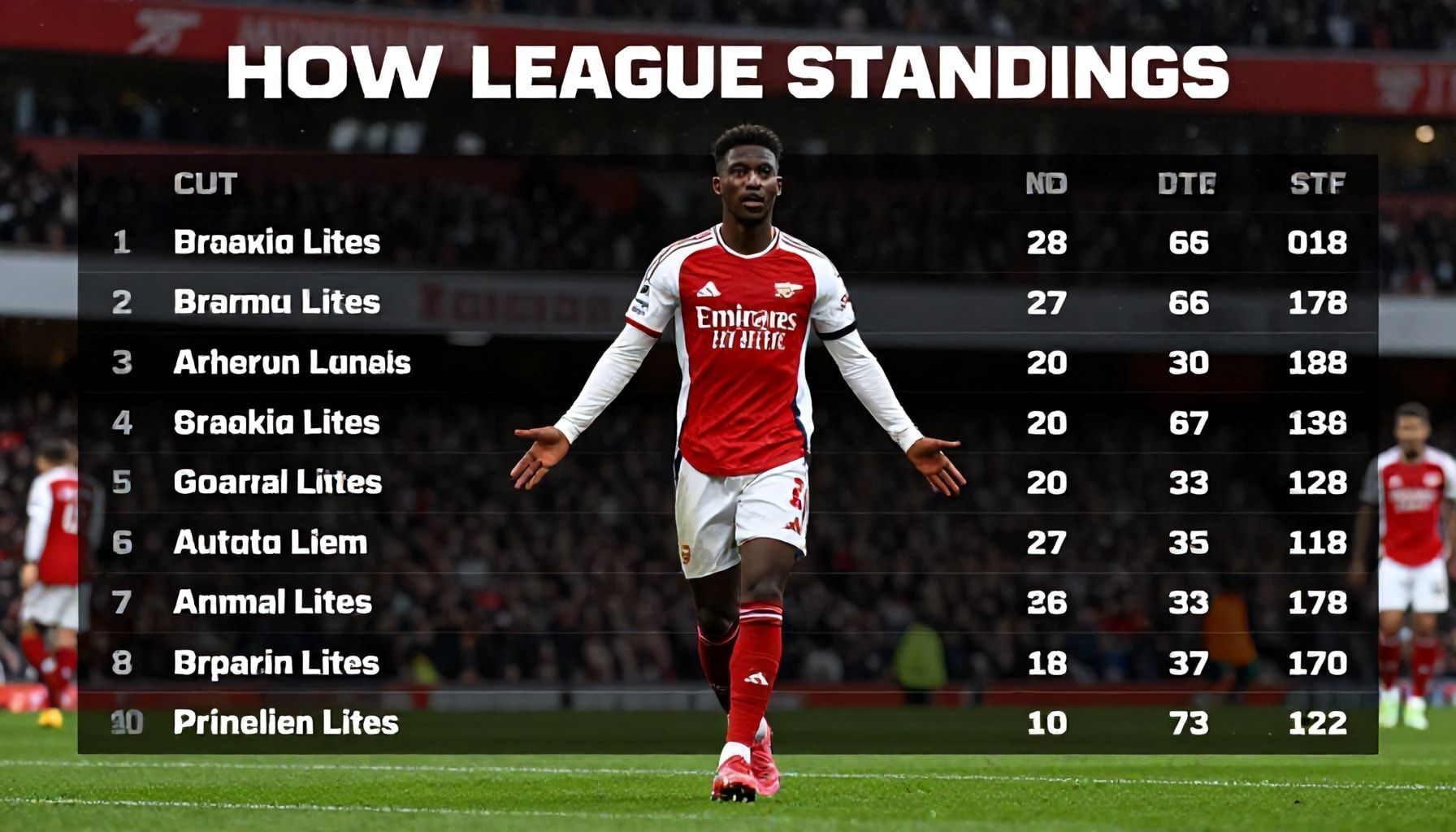 How Arsenal's League Standings Can Impact Their Season Goals*