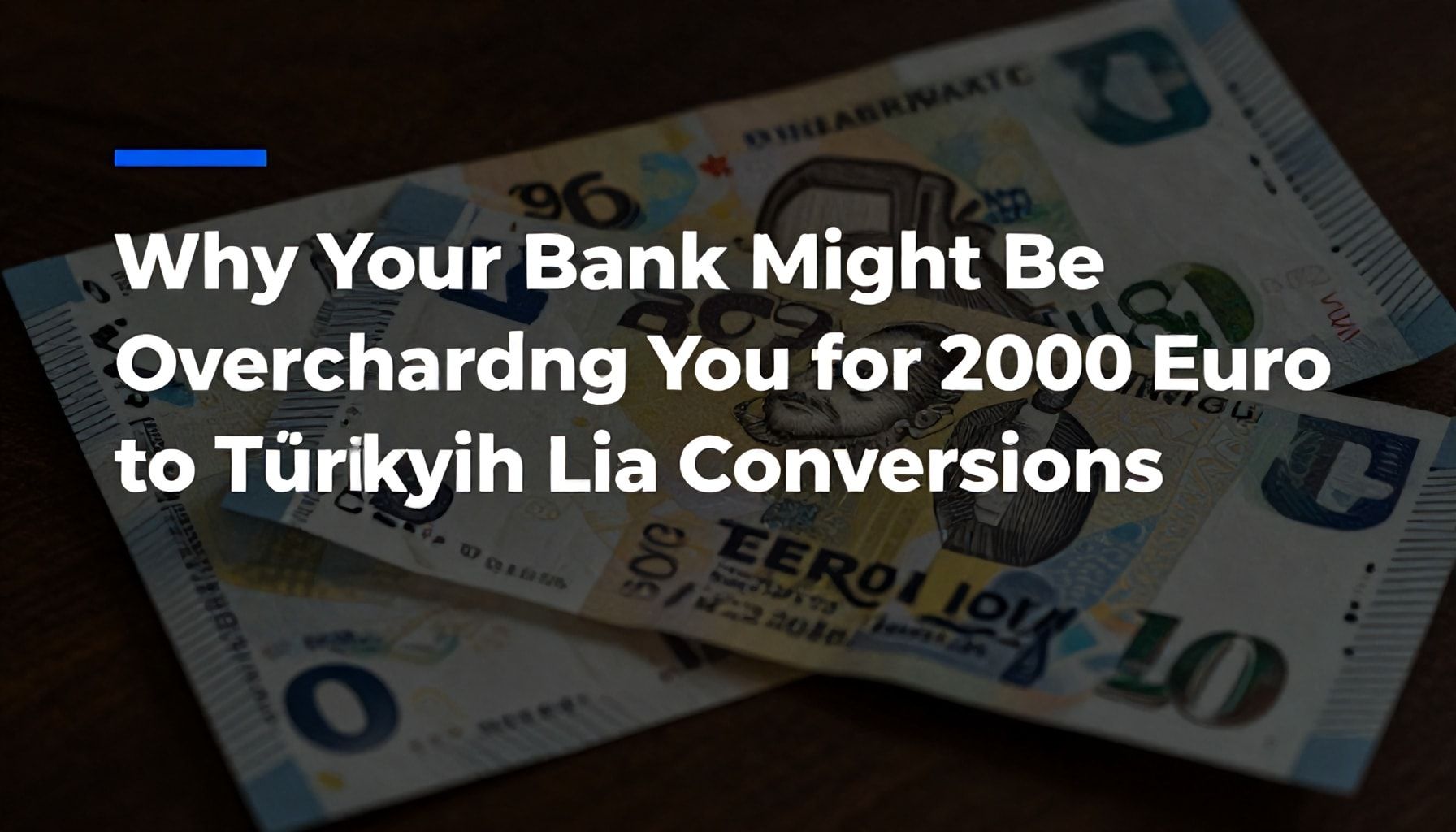 Why Your Bank Might Be Overcharging You for 2000 Euro to TL Conversions*