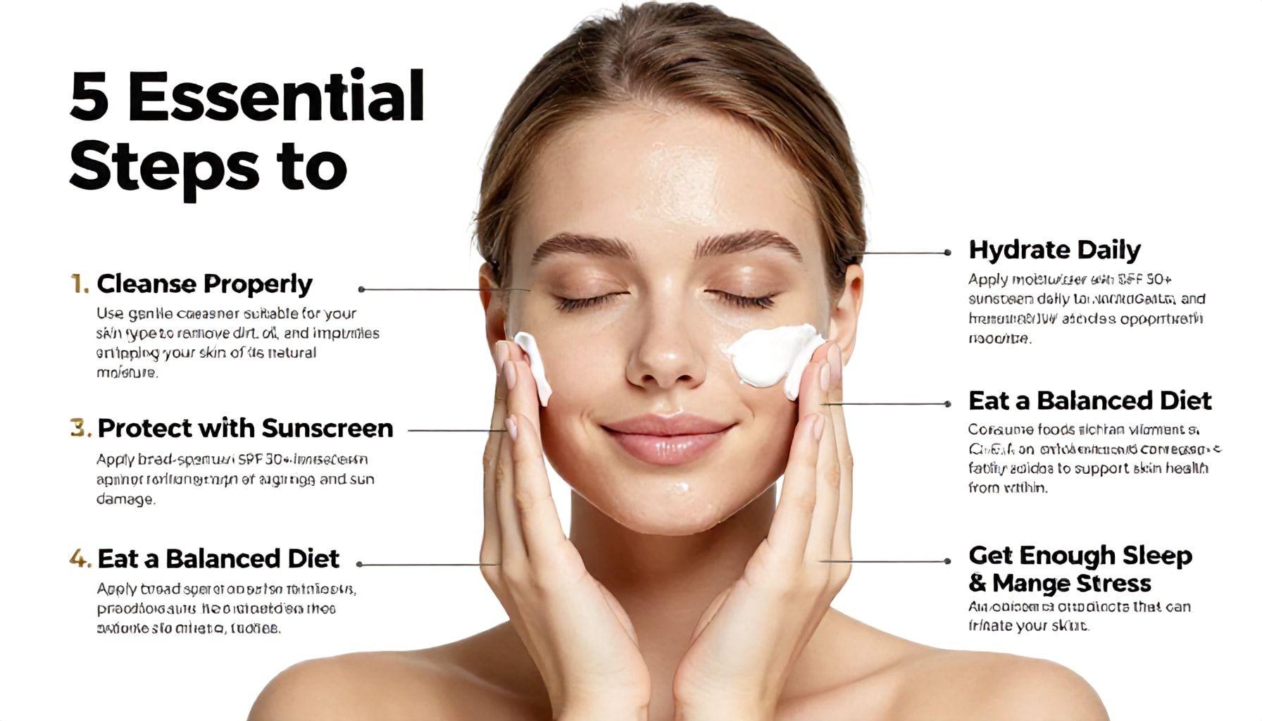 Sağlıklı Bir Cilde Sahip Olmak İçin 5 Temel Adım*