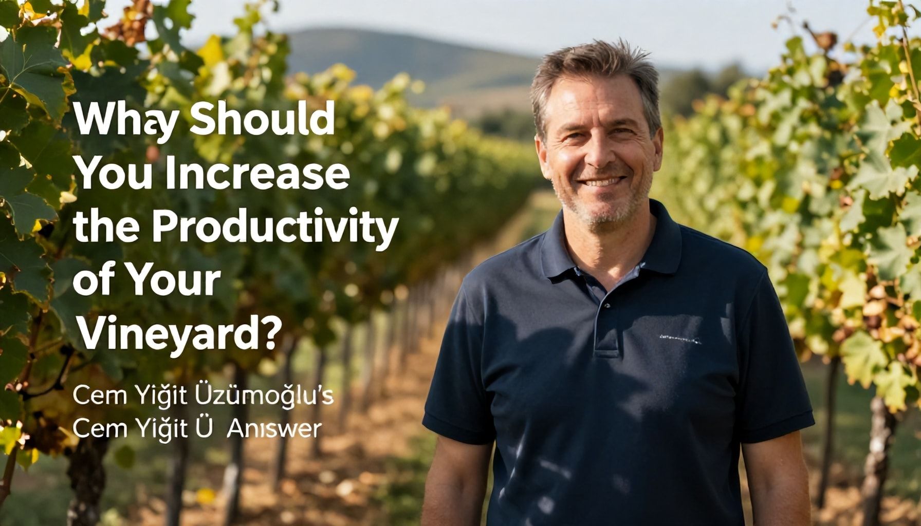 Üzüm Bahçenizin Verimini Neden Artırmalıysın? Cem Yiğit Üzümoğlu’nun Cevabı*